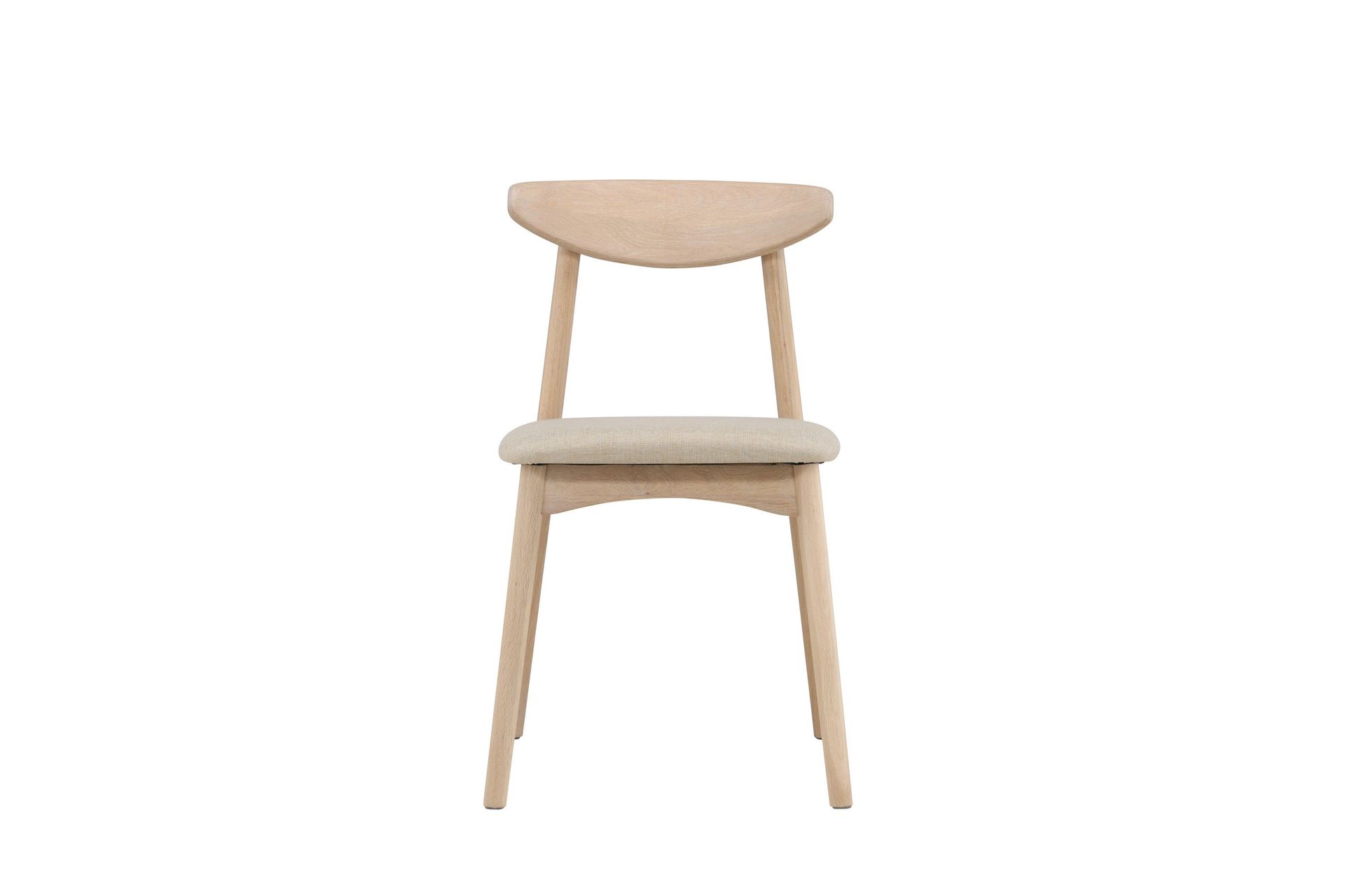 Matstol utan armst&ouml;d VIND Ven Dining Chair Whitewash -