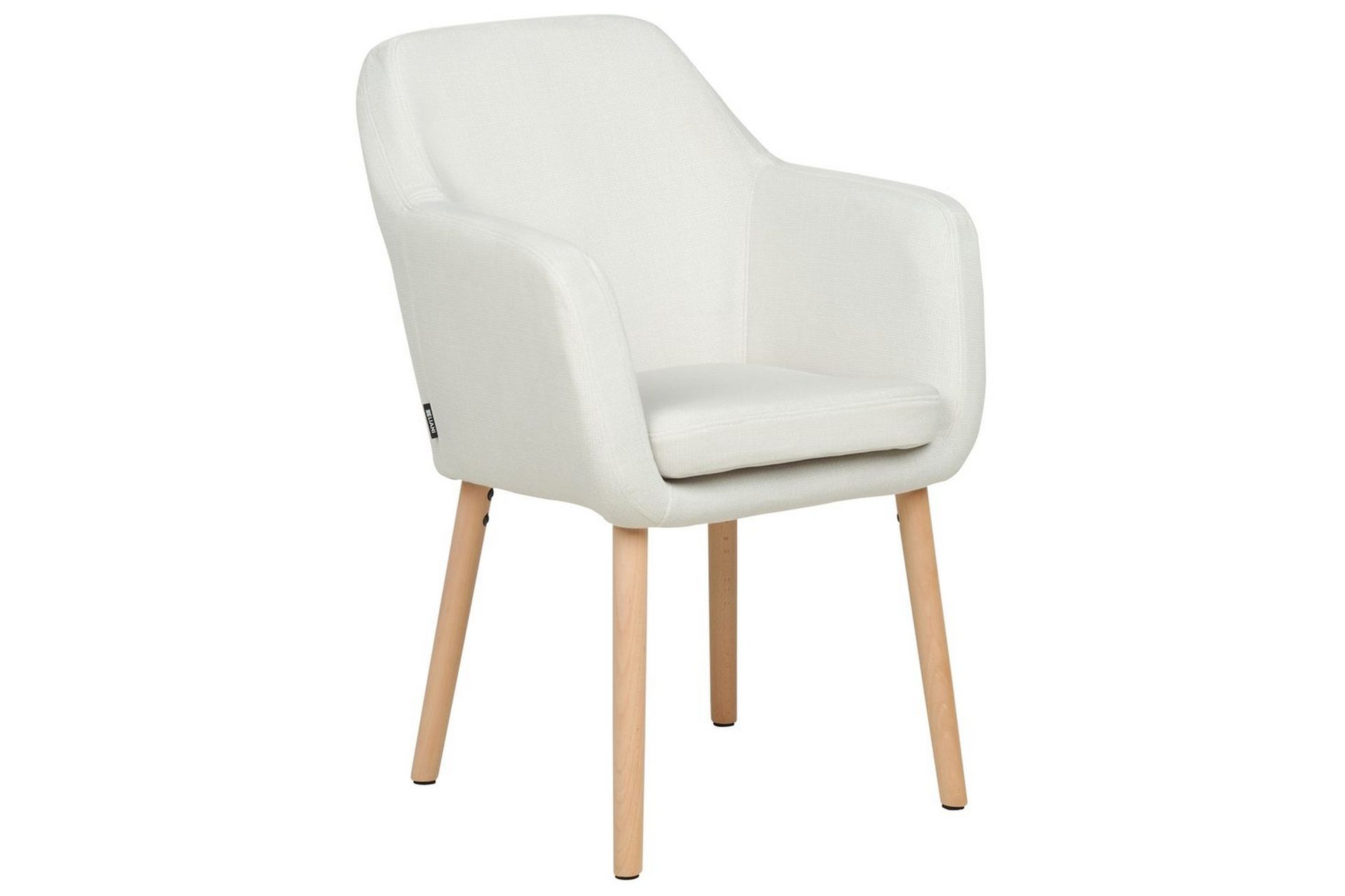 matstol yorkville ll - vit, ljust trä