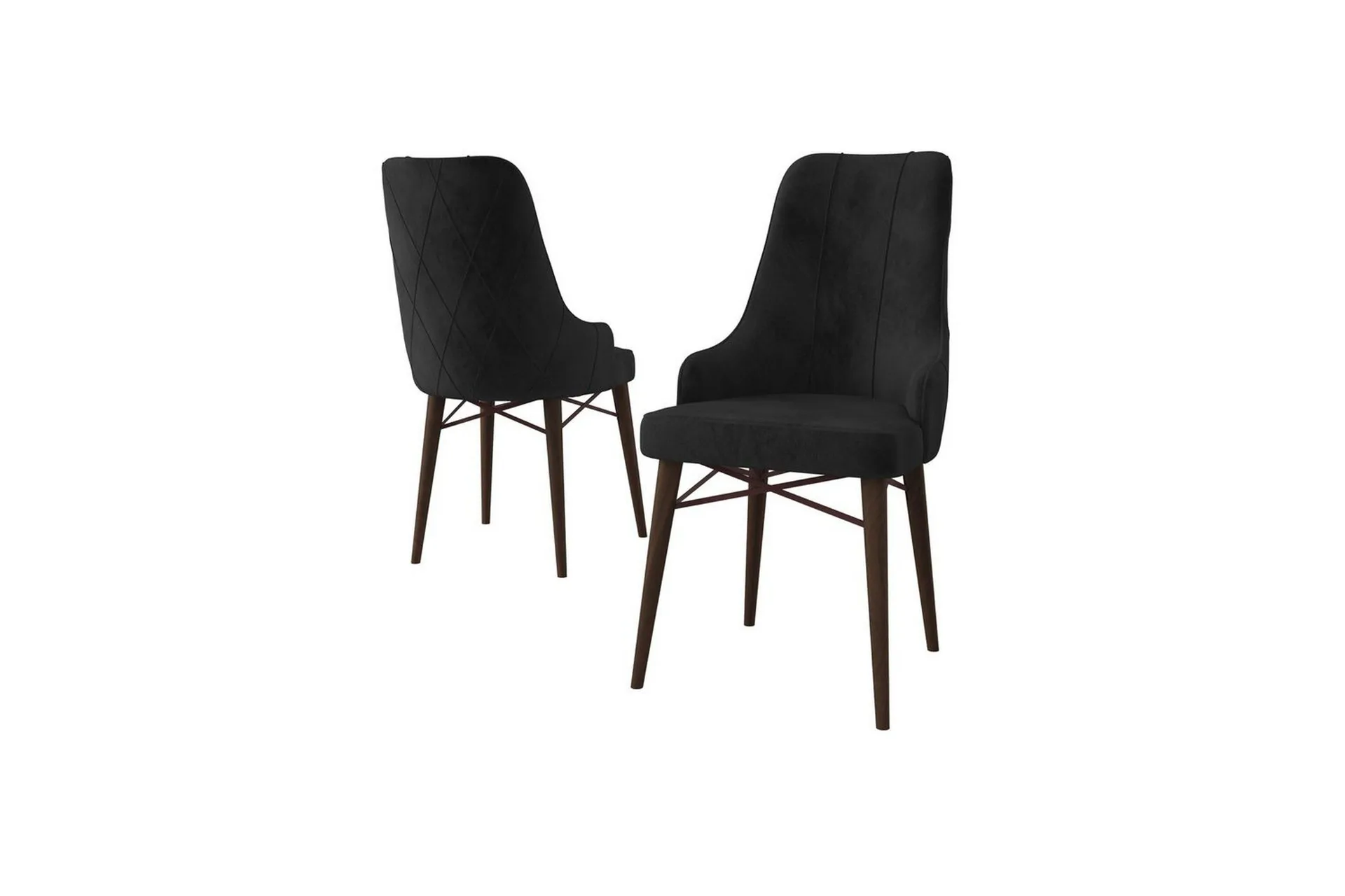 Matstol Puntoz Svart / Brun - Svart / Brun