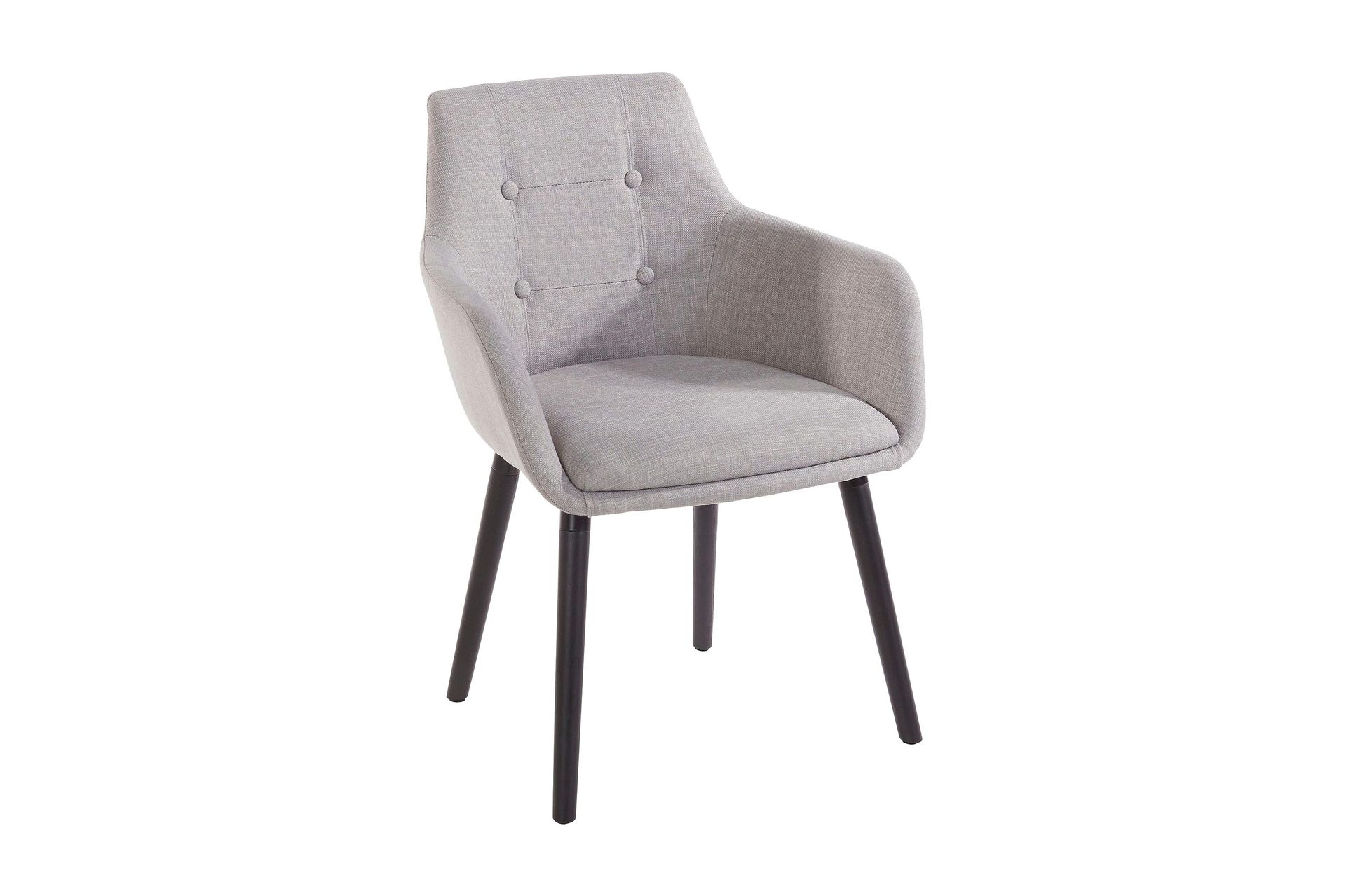 Arda Matstol 2-pack - Ek/Ljusgr&aring;