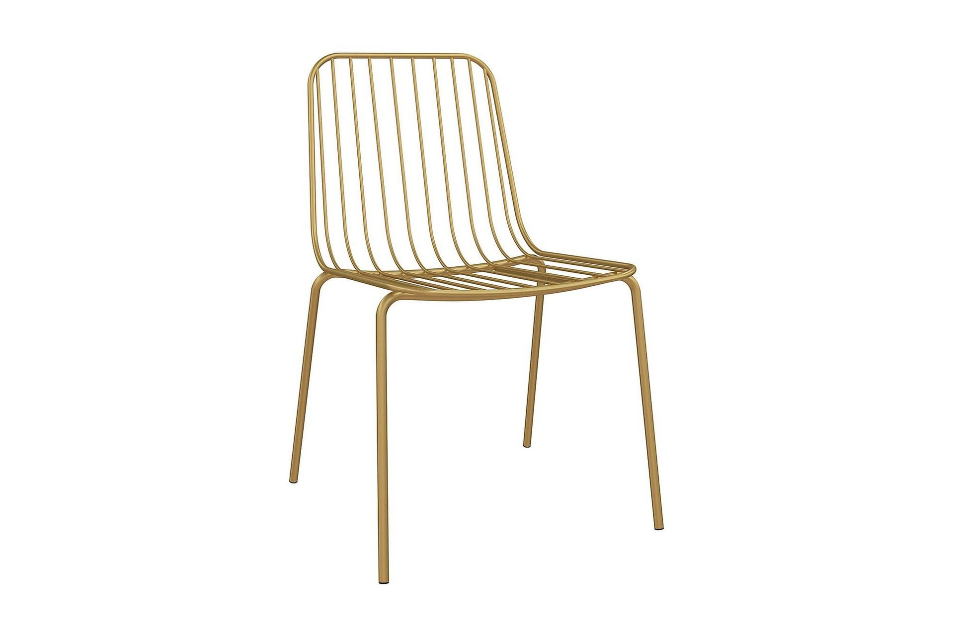 caden matstol guld 2-pack - dorel home