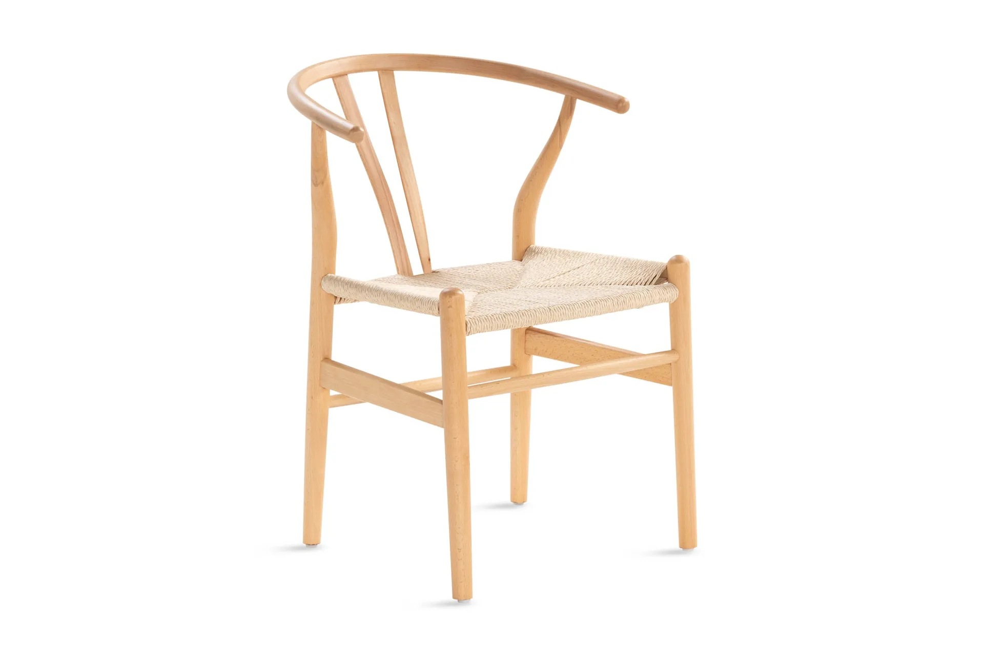 dastoori matstol med armstöd - natur / bokträ