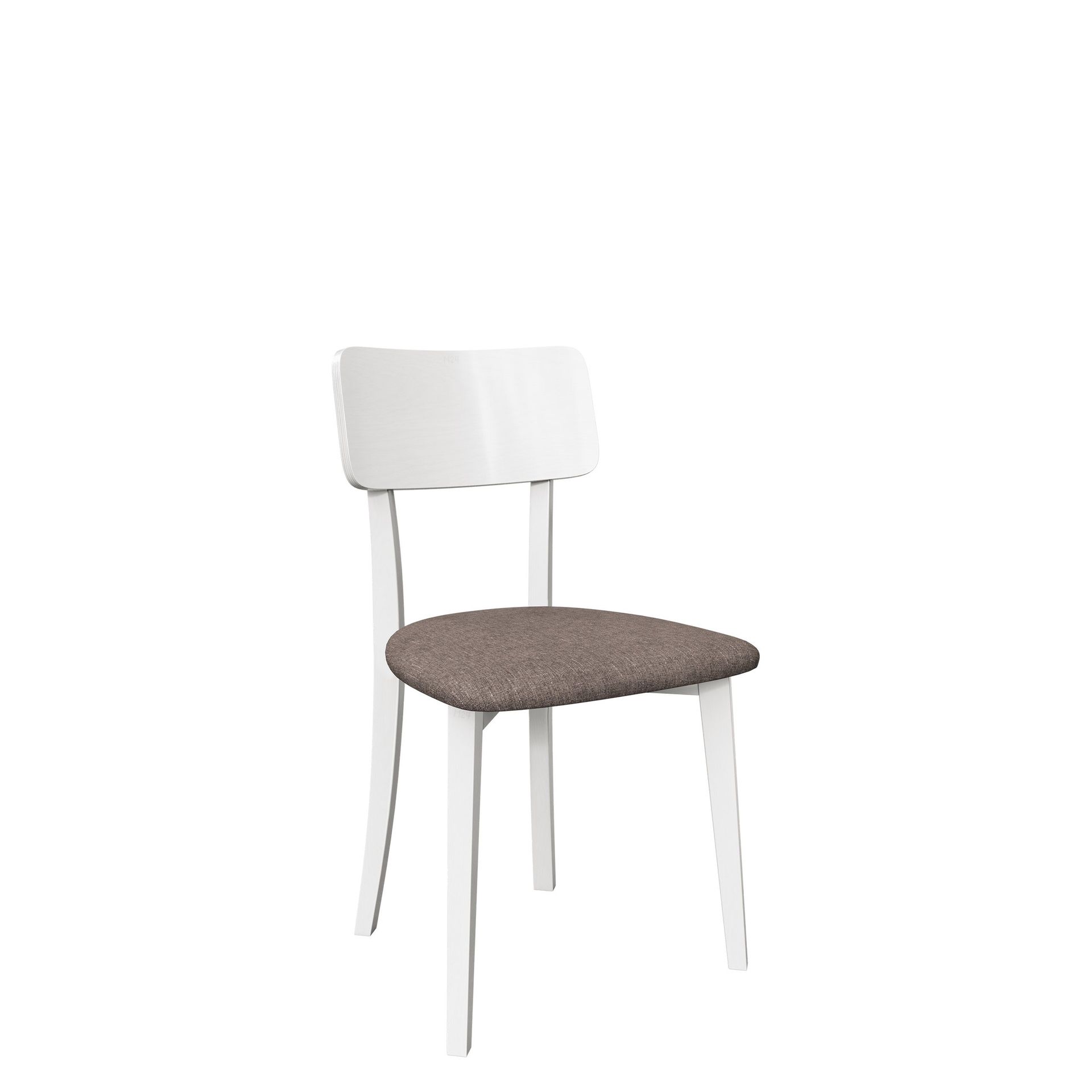 Esher Matstol - vit, brun