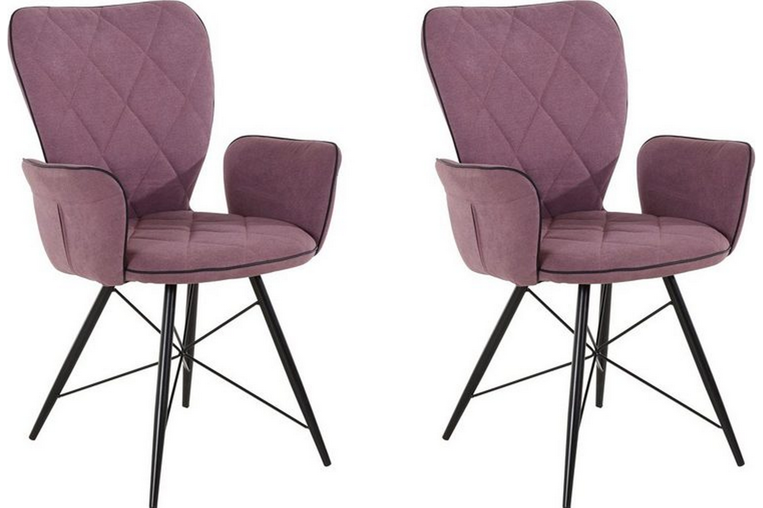 Karmstol Vidun 2-pack Lila