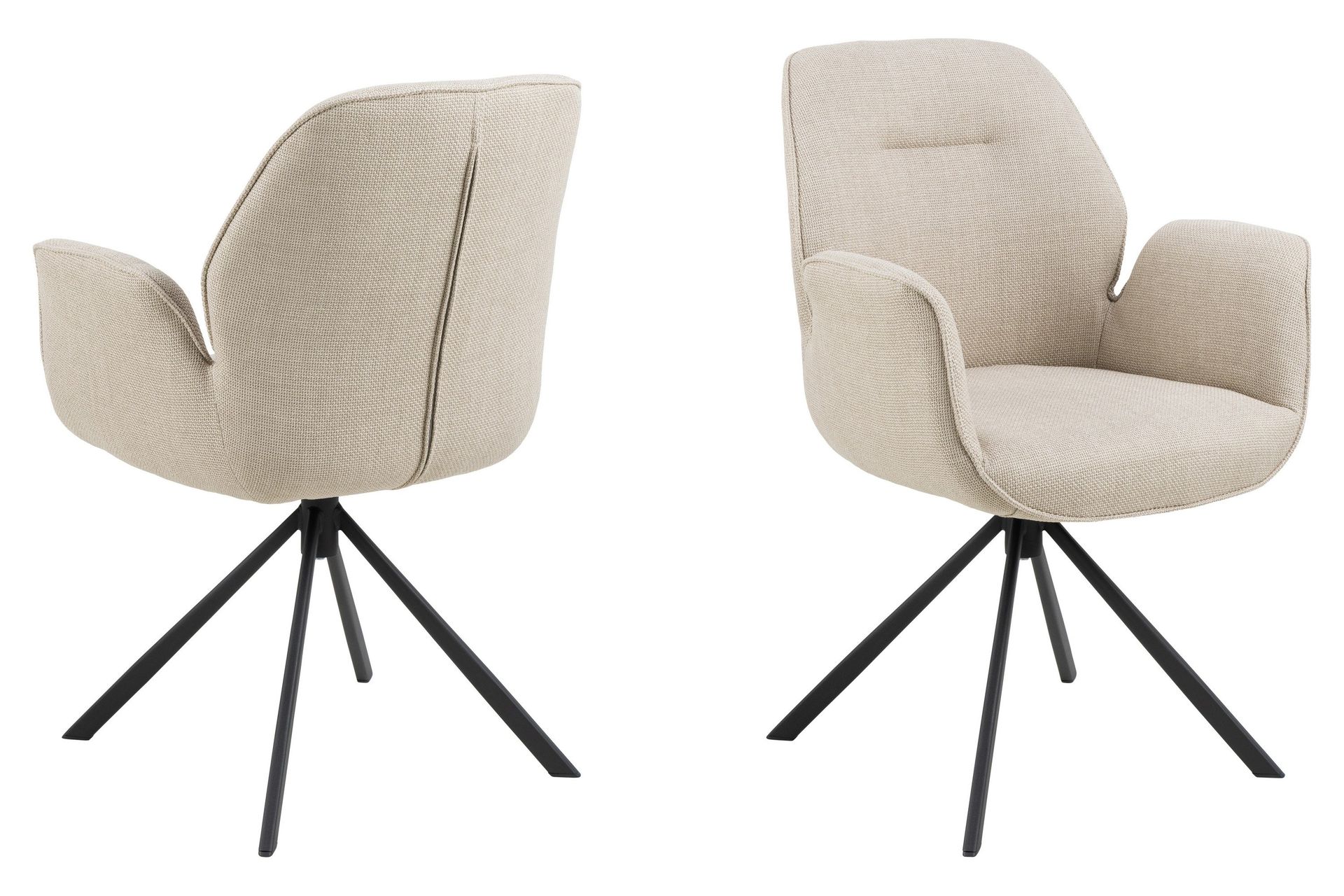 Lipie Karmstol - Ljusbeige