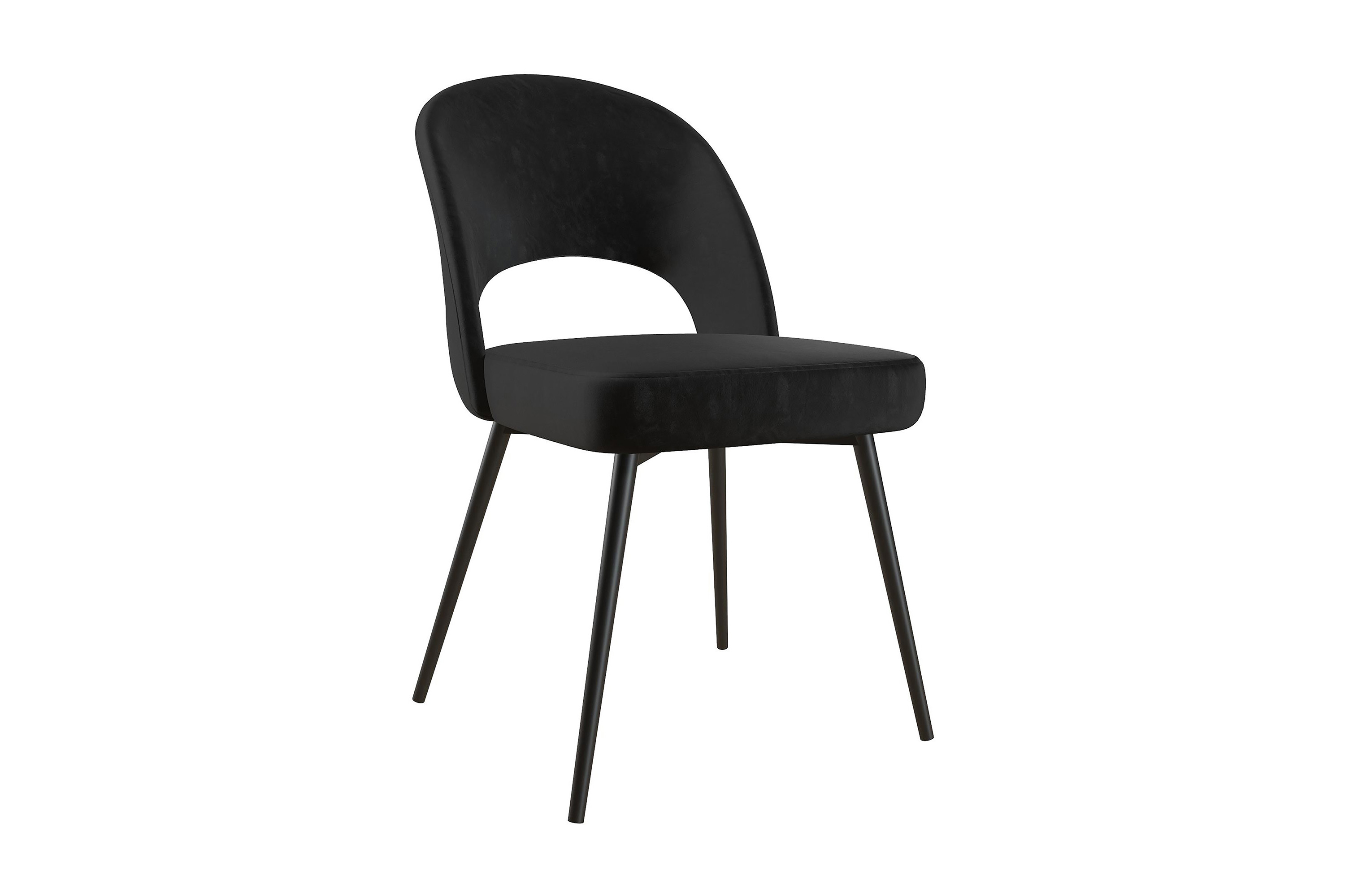 Matstol Abria Svart/Rosa
