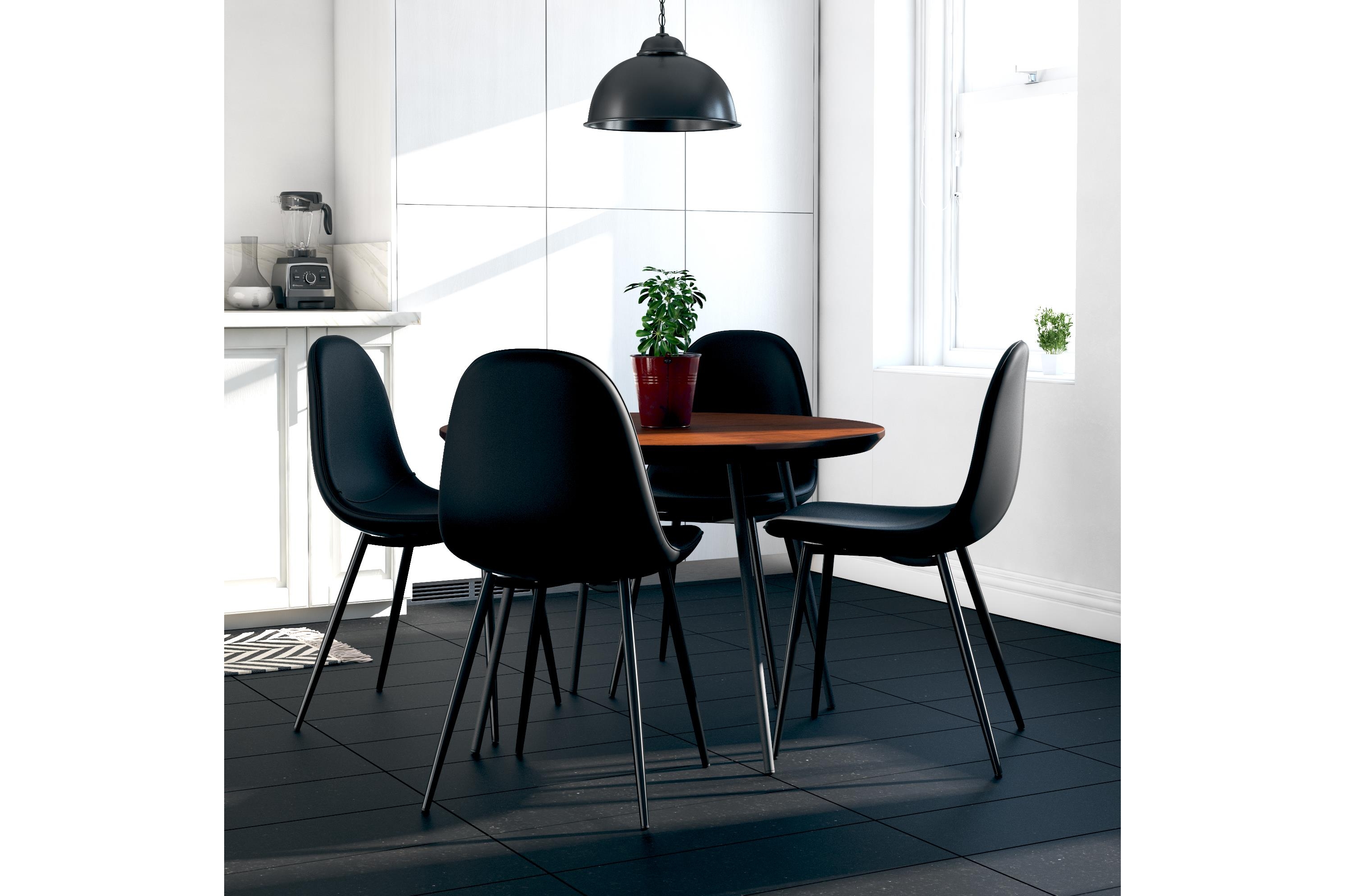 Matstol Calvin Svart Dorel Home