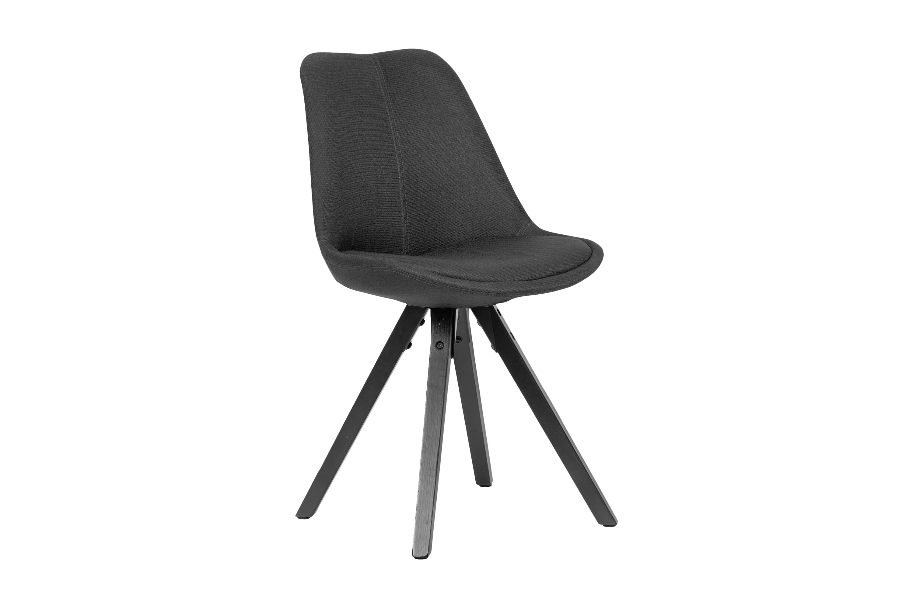 Matstol Clanton 2-pack MörkgråSvart