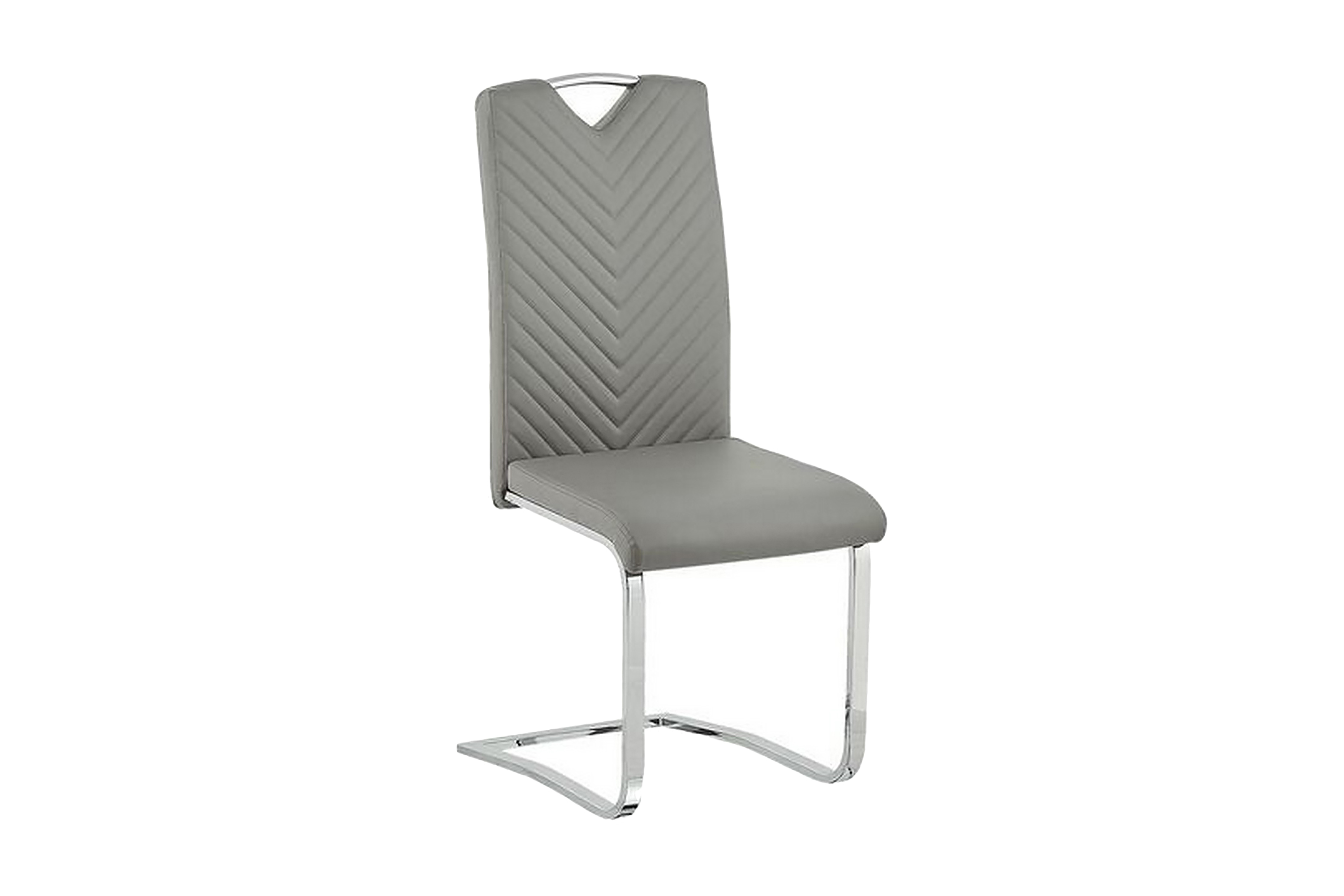 Matstol Eidhin 2-pack Konstläder/Ljusgrå