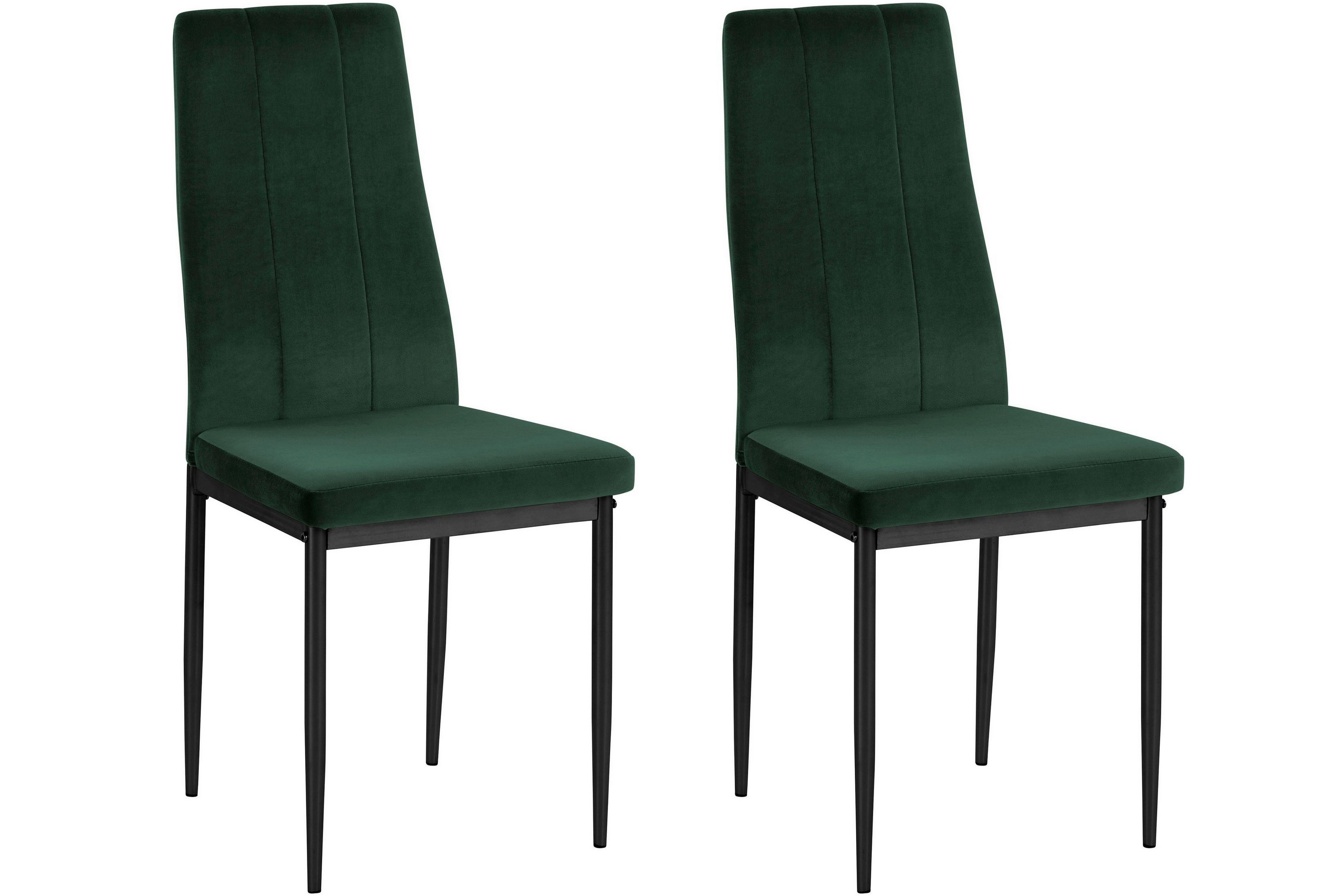 Matstol Gallaryd 2-pack Sammet/Mörkgrön