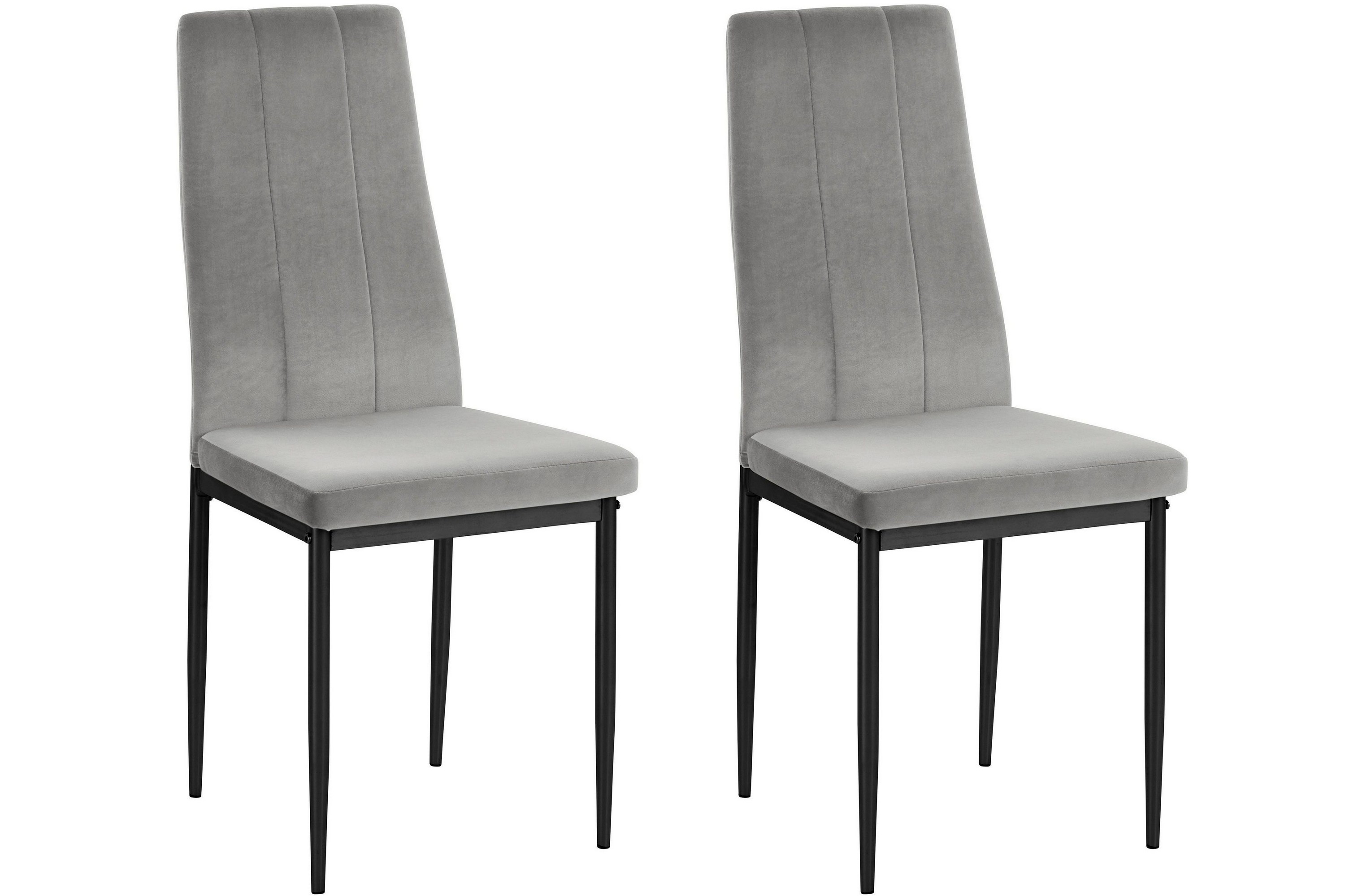 matstol gallaryd - sammet/grå