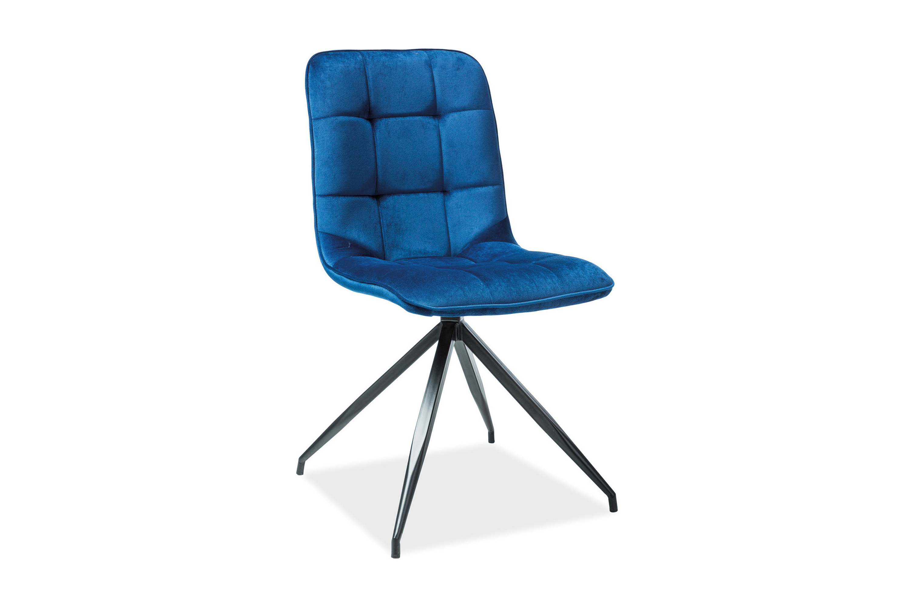 Matstol Kerens 2-pack Sammet/Blå