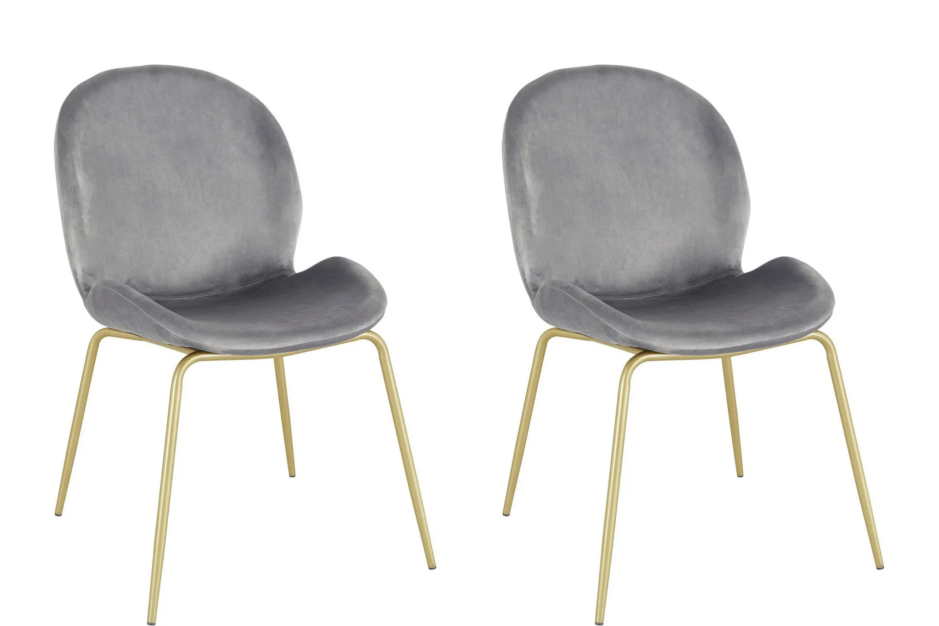 matstol larkfield - grå/mässing