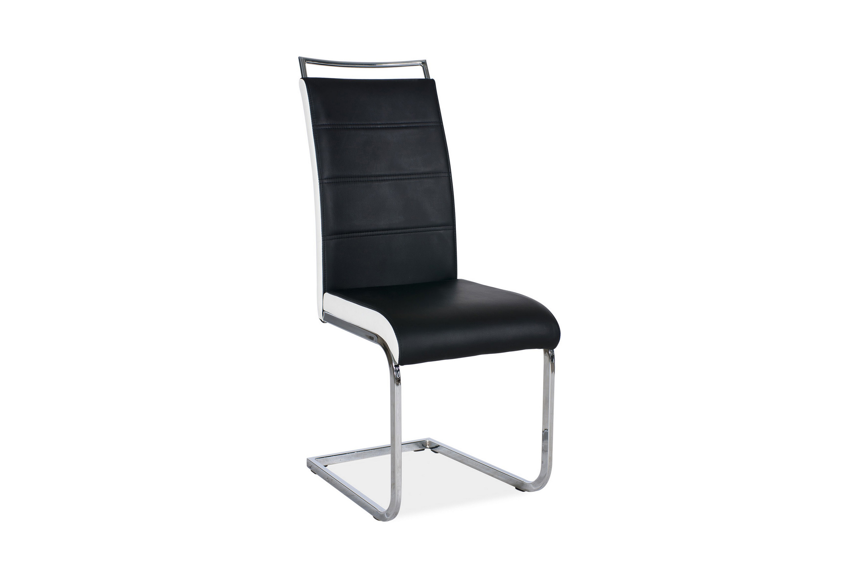 Matstol Larret 4-pack Konstläder/Svart