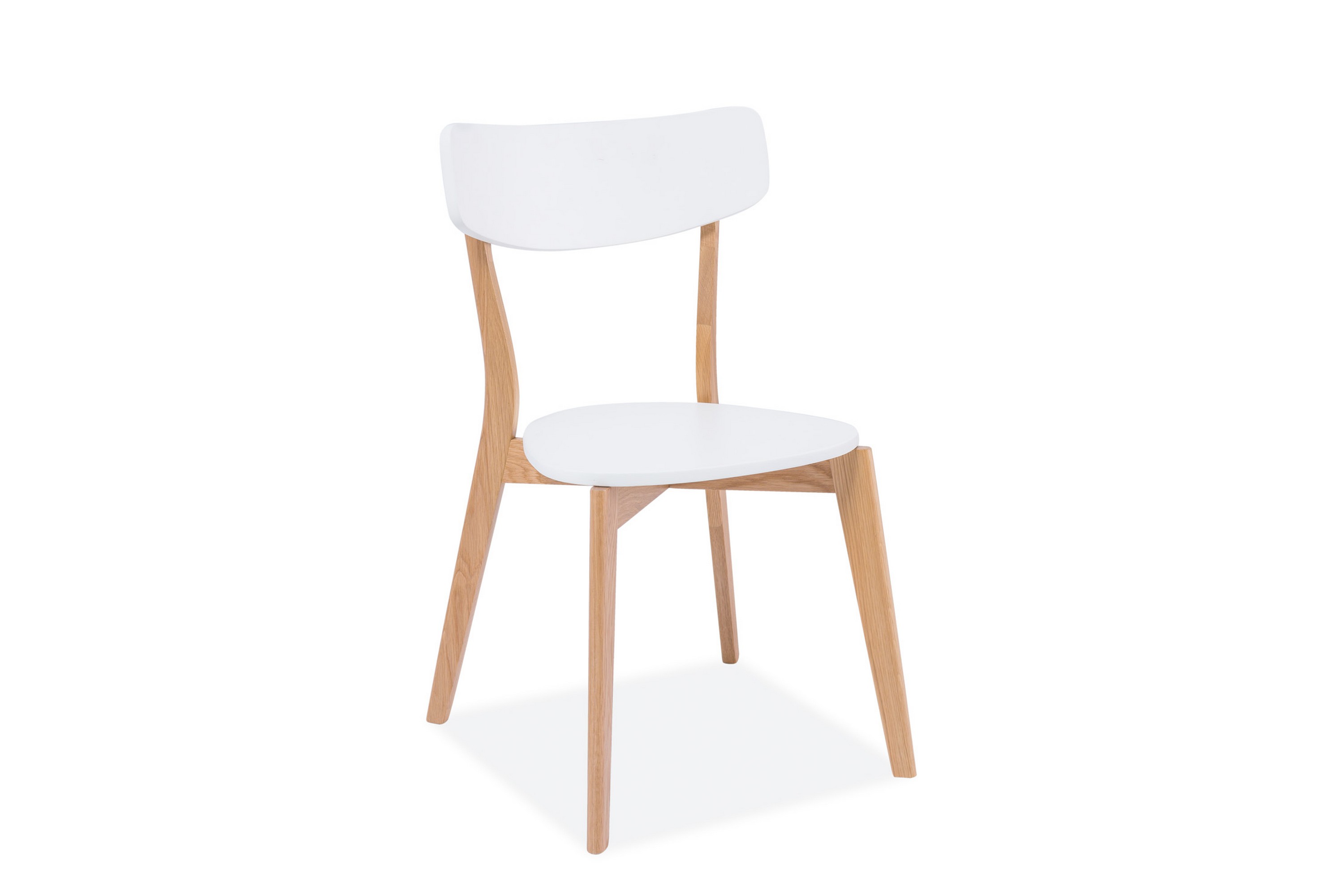 matstol louesme - vit/natur