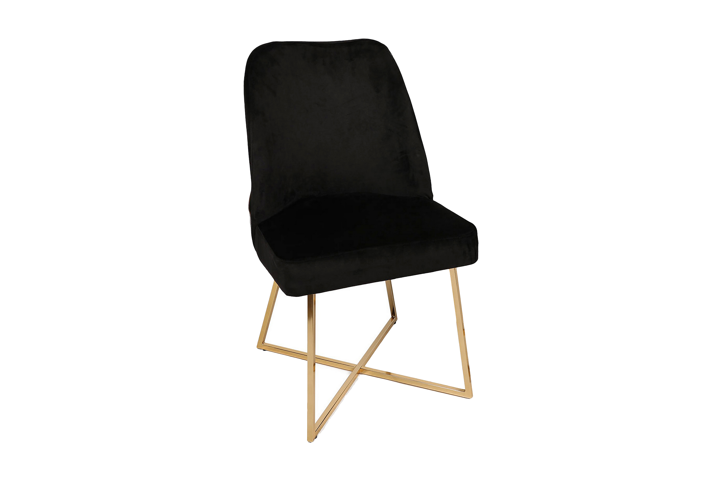 Matstol Moyano 2-Pack Svart/Guld