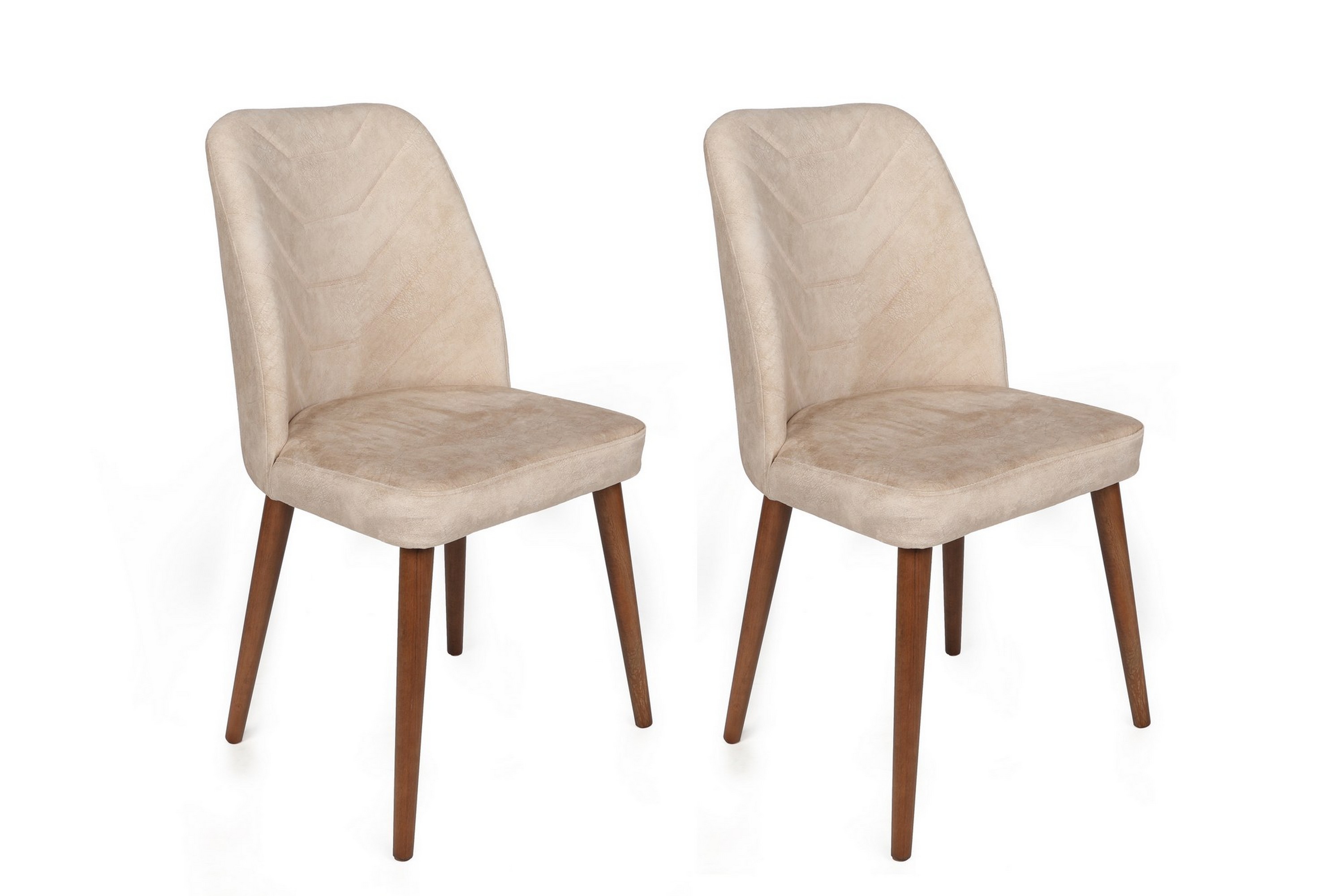 Matstol Tirpsa Beige/Valnöt