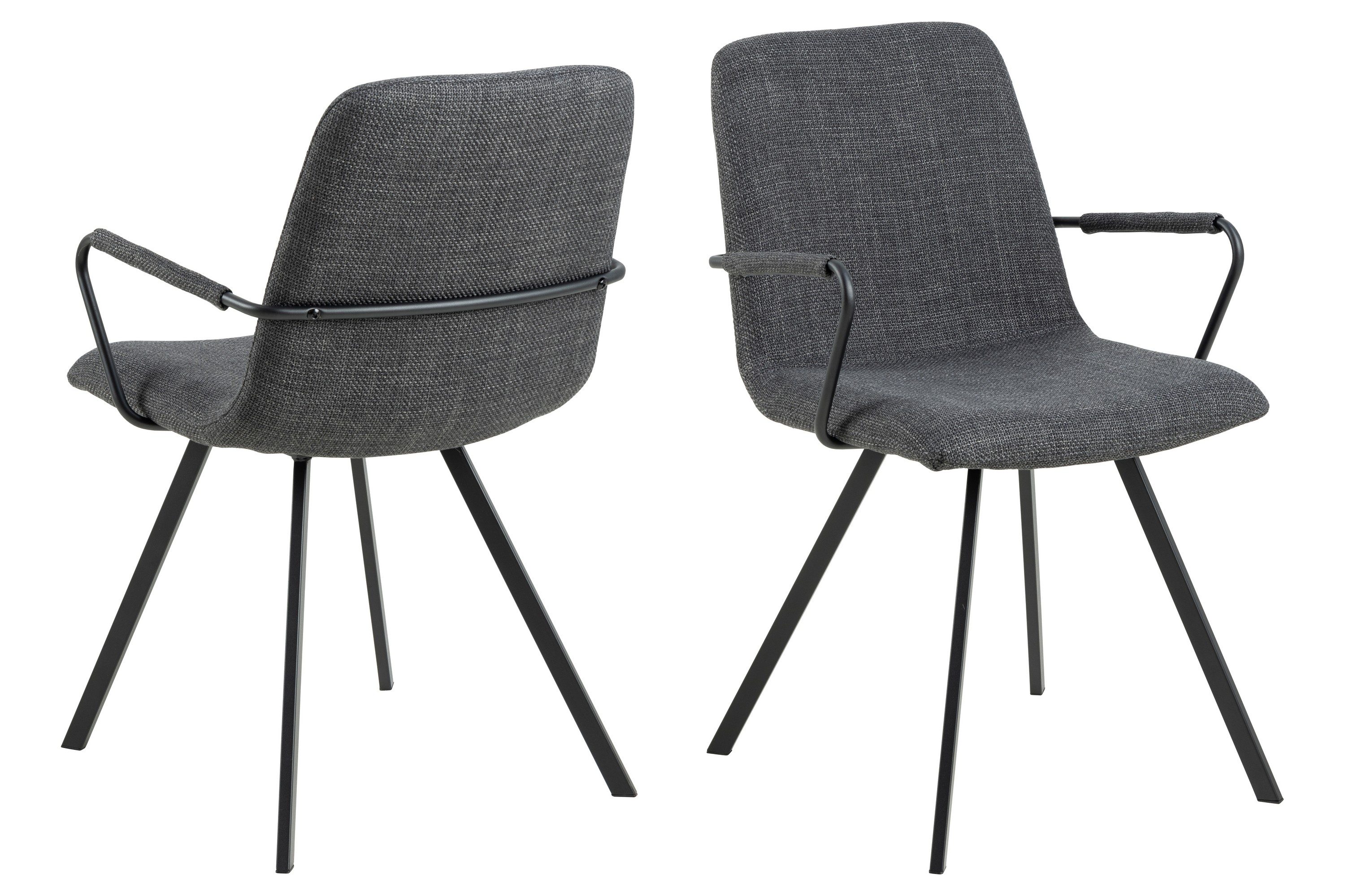 samoti karmstol - grå