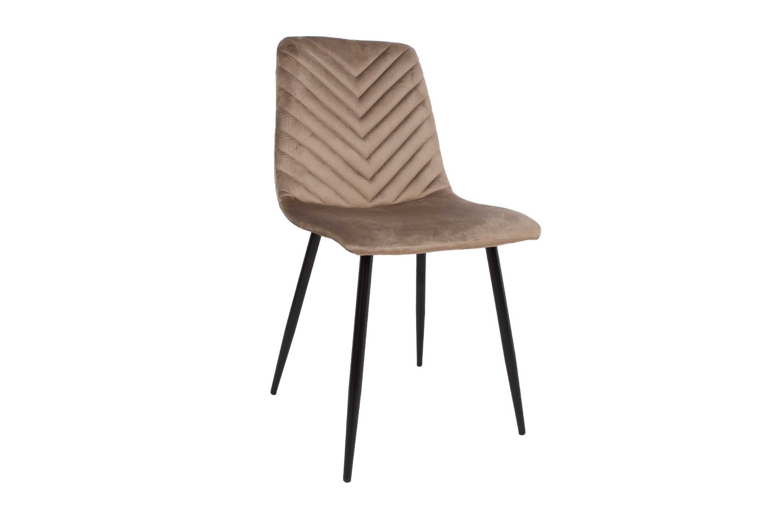 Stol Brie Beige Sammet