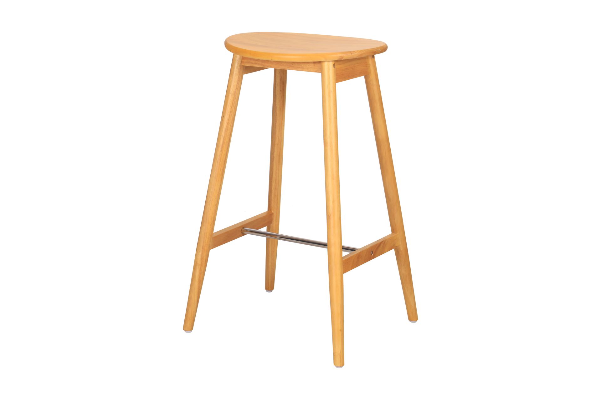 Norden Barstol i tr&auml; &ndash; barstol utan rygg f&ouml;r k&ouml;k & bar - Ek