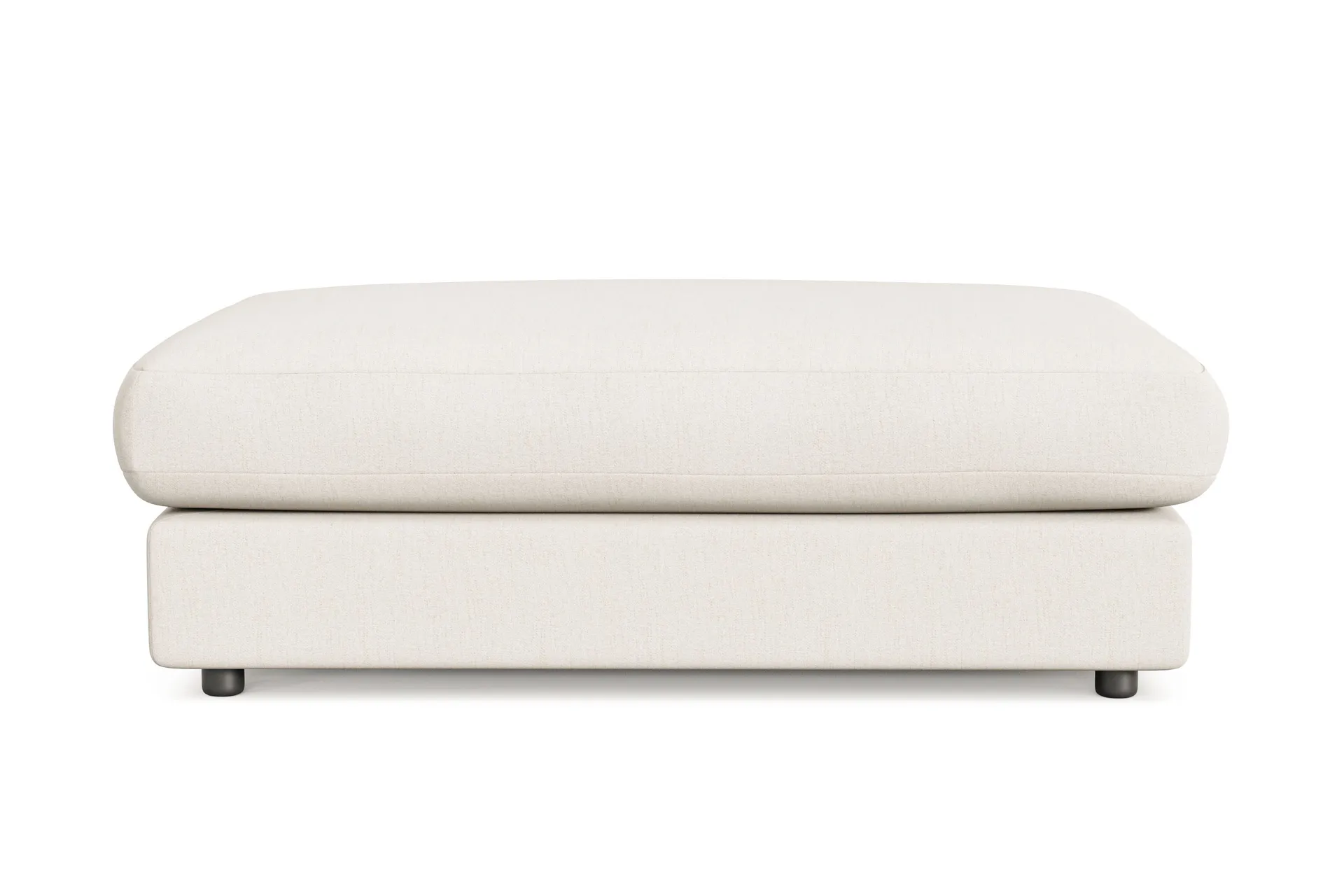 adelsö by gynning rektangulär fotpall i tyg - ljusbeige