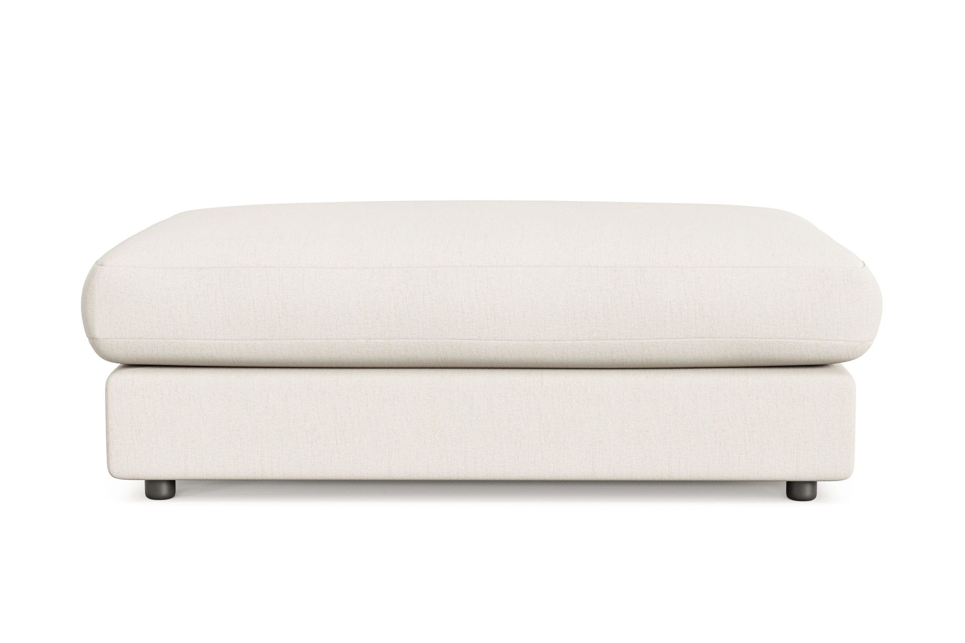 Adels&ouml; by Gynning Rektangul&auml;r Fotpall i Tyg - Ljusbeige