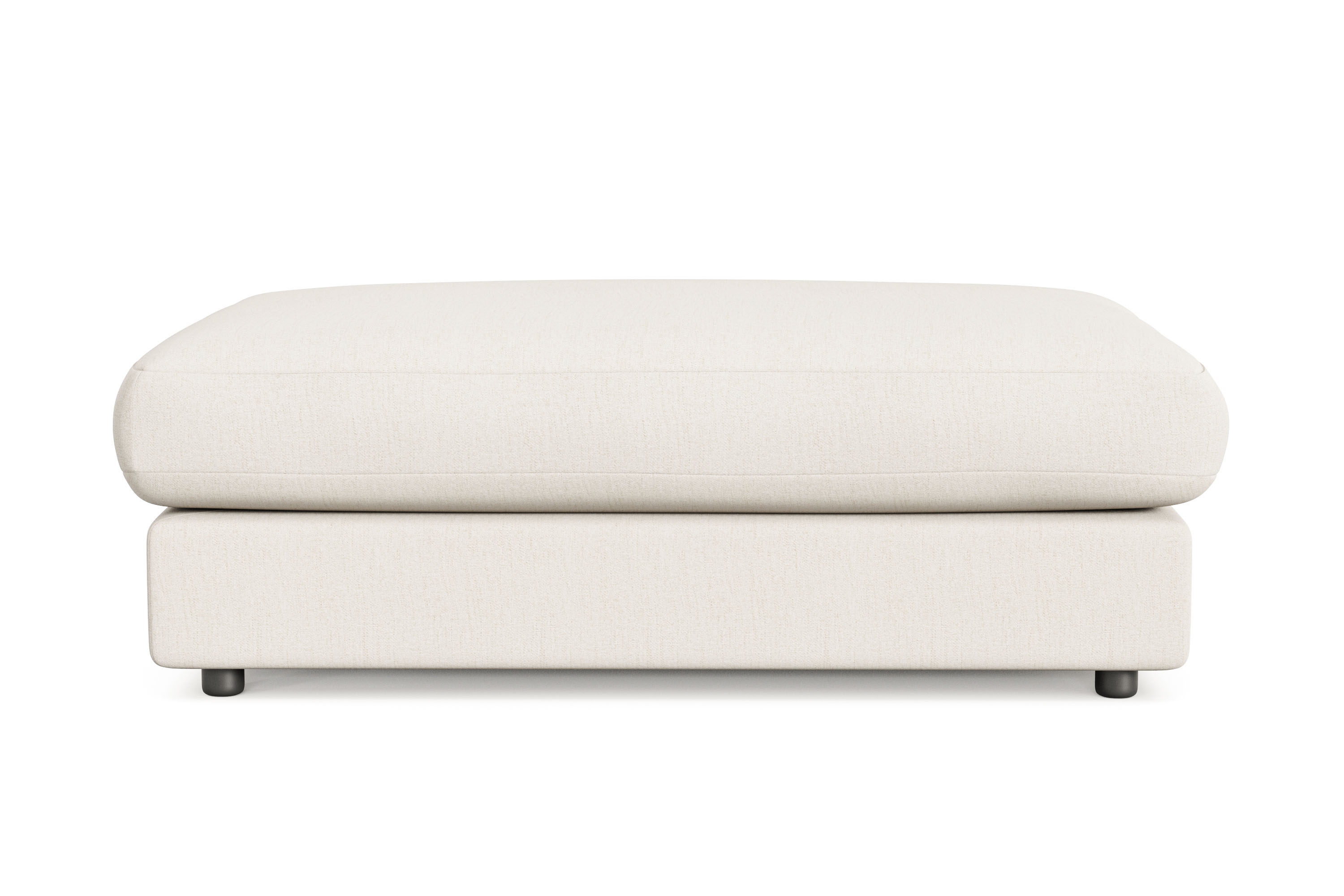 adelsö by gynning rektangulär fotpall i tyg - ljusbeige