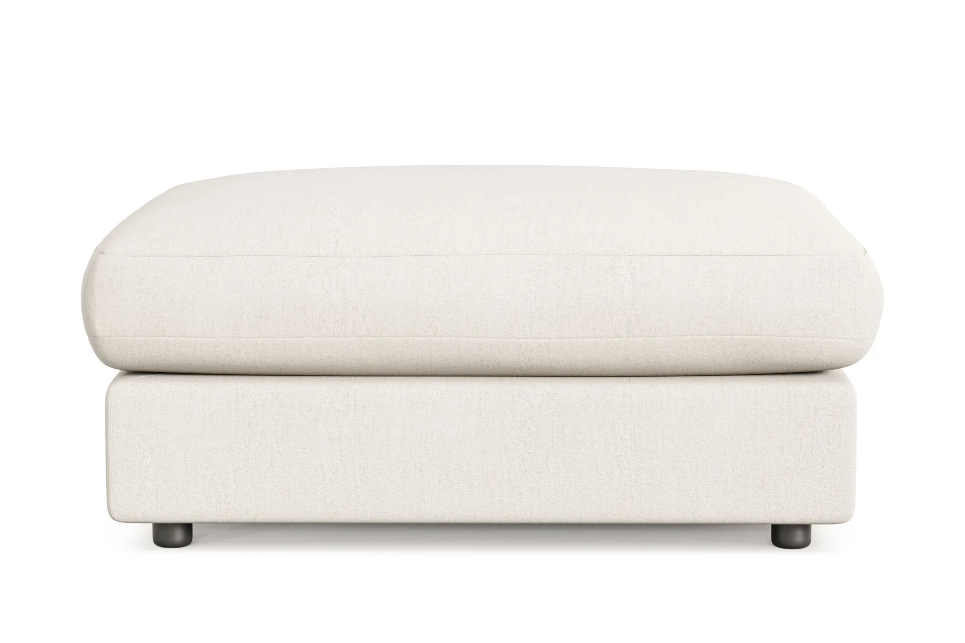 Adels&ouml; by Gynning Rektangul&auml;r Fotpall i Tyg - Ljusbeige