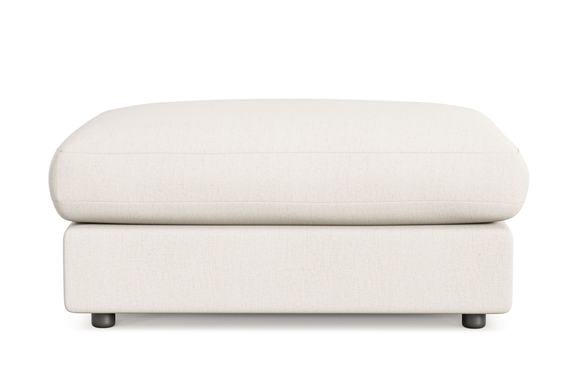 Adels&ouml; by Gynning Rektangul&auml;r Fotpall i Tyg - Ljusbeige