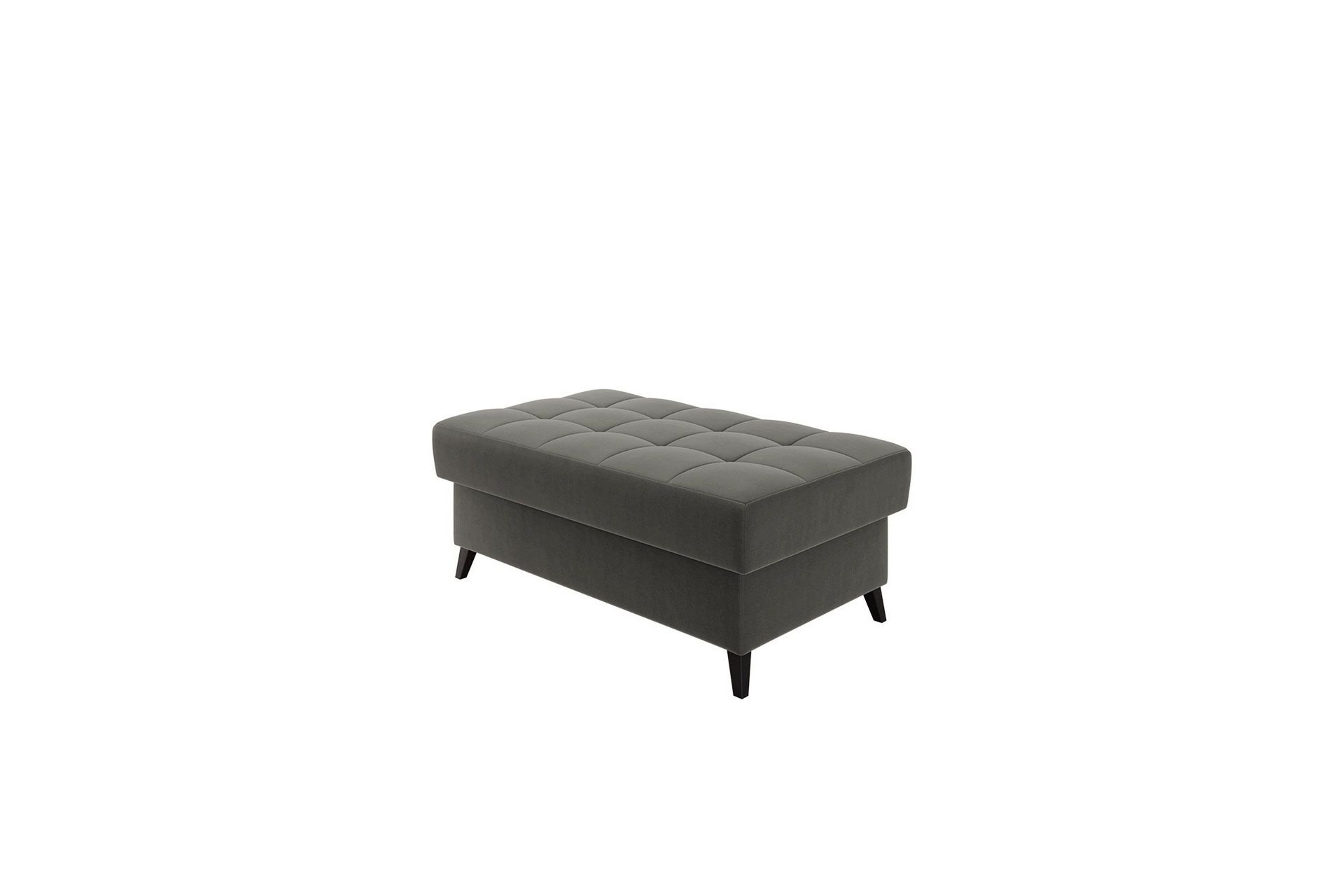 Amshyttan Fotpall 106 cm - Gr&aring;/M&ouml;rkgr&aring;