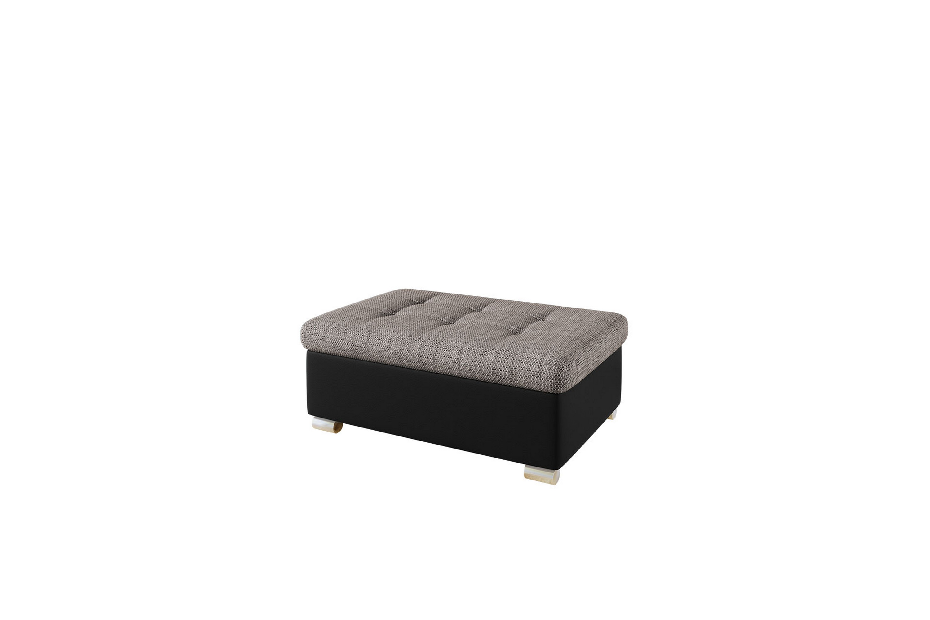 Dynir Fotpall 70 cm Svart/Brun/Beige