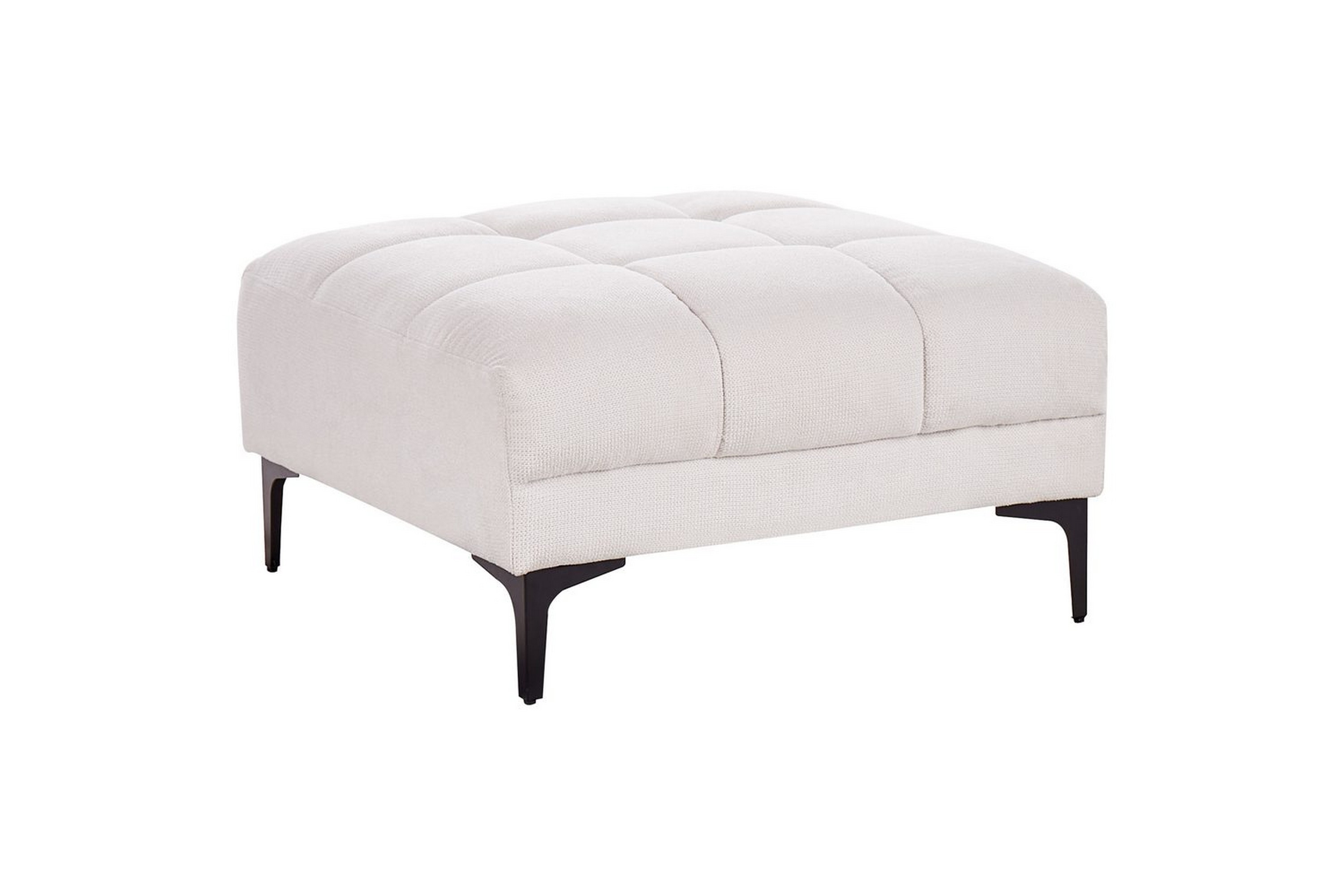 Fotpall Alnes Vit/Svart Vit/Svart