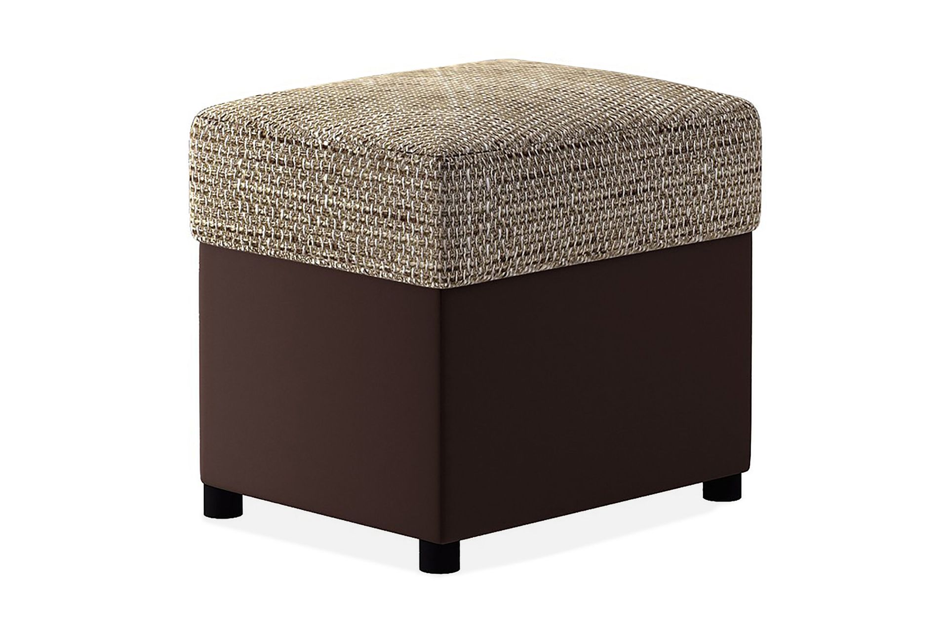 Arabejo Fotpall - Beige/Brun