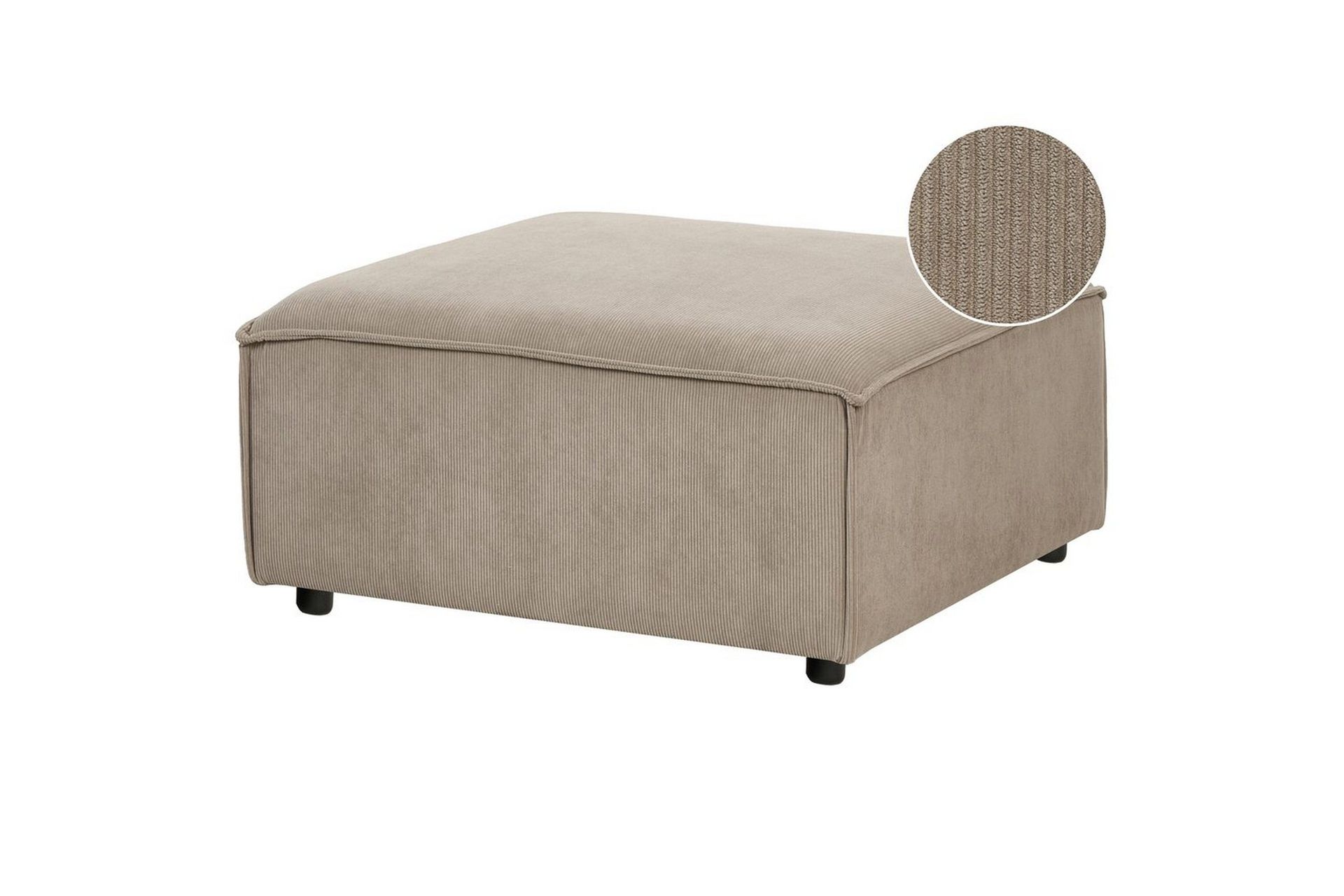 Fotpall Ardal Taupe/svart - Taupe/svart