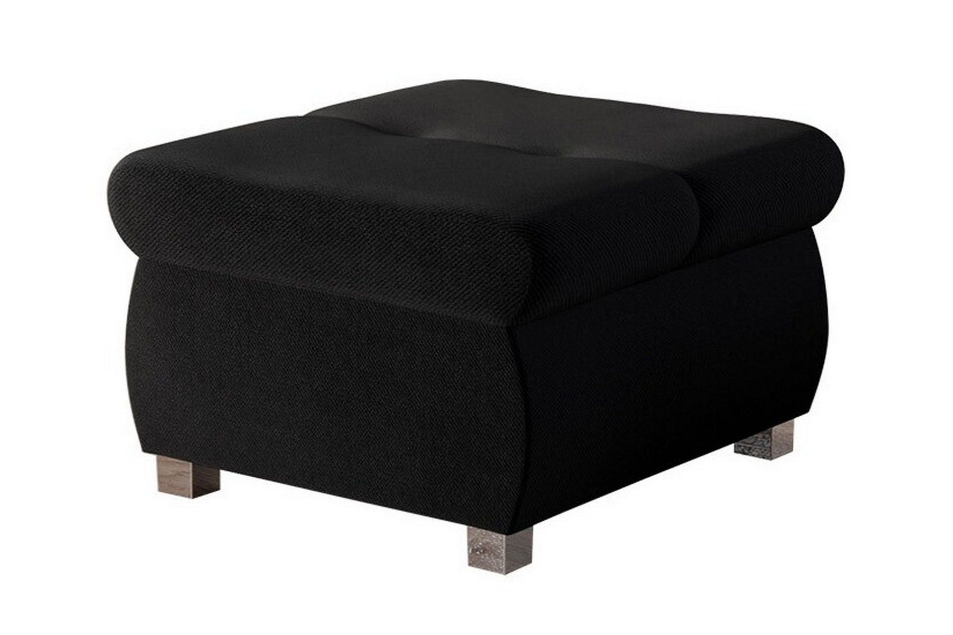 Cerys Fotpall 60 cm - Svart