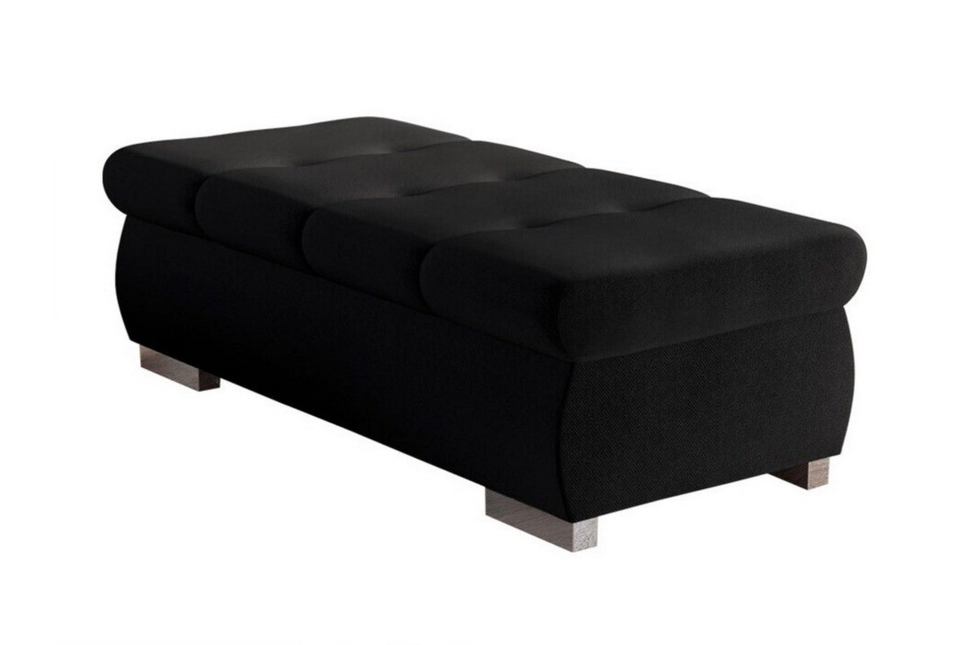 Cerys Fotpall 60 cm - Svart