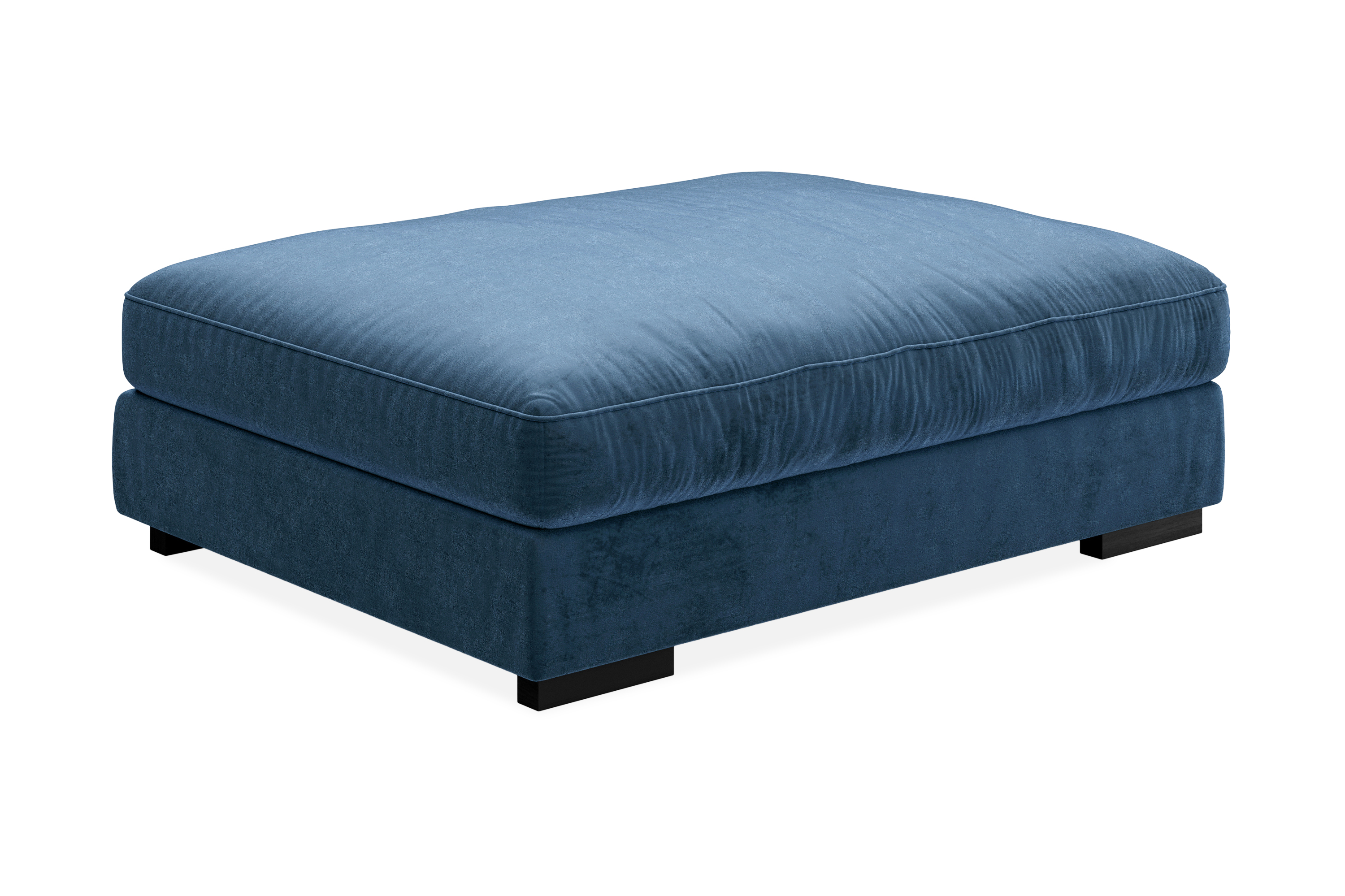 dubai fotpall sammet - blå