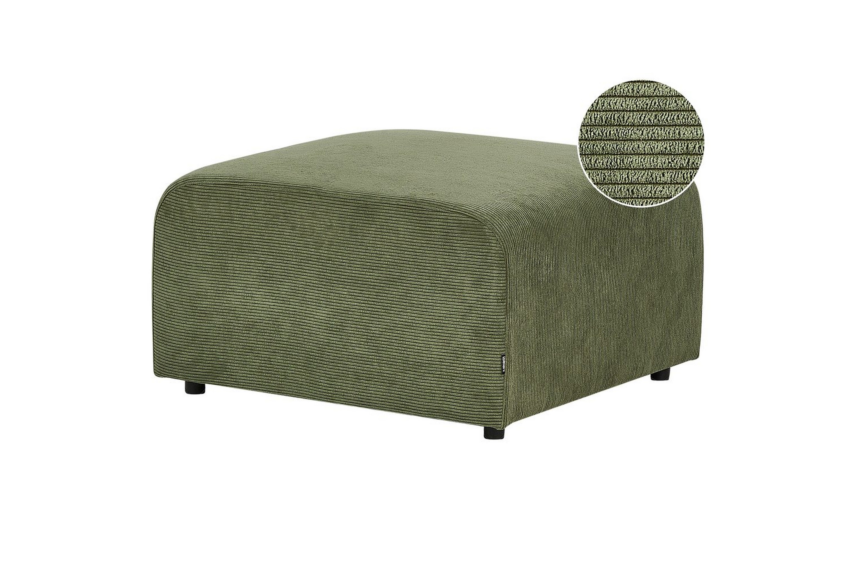 fotpall falsterbo grön, manchestertyg - grön, manchestertyg