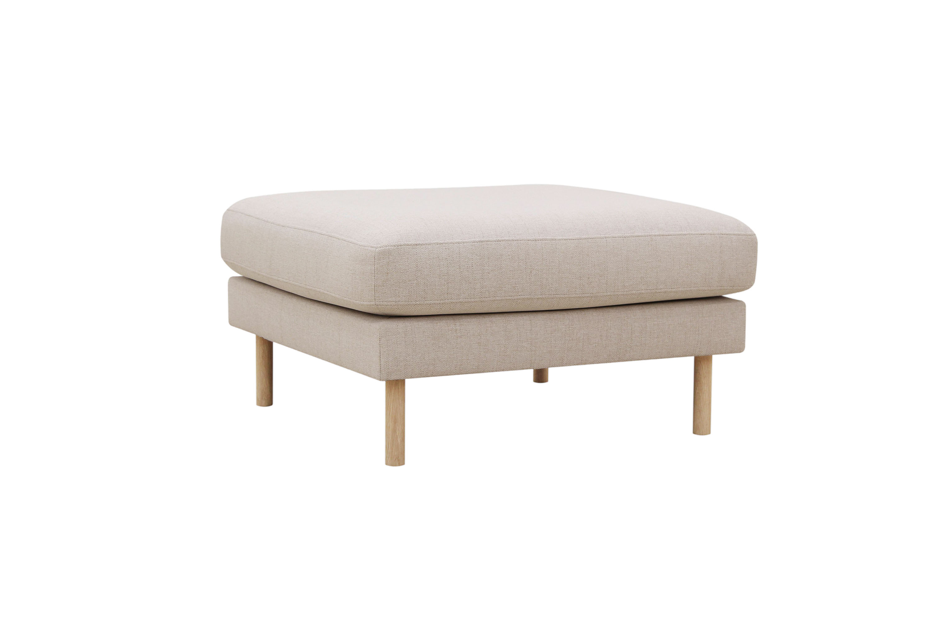 Fotpall Florenz Beige