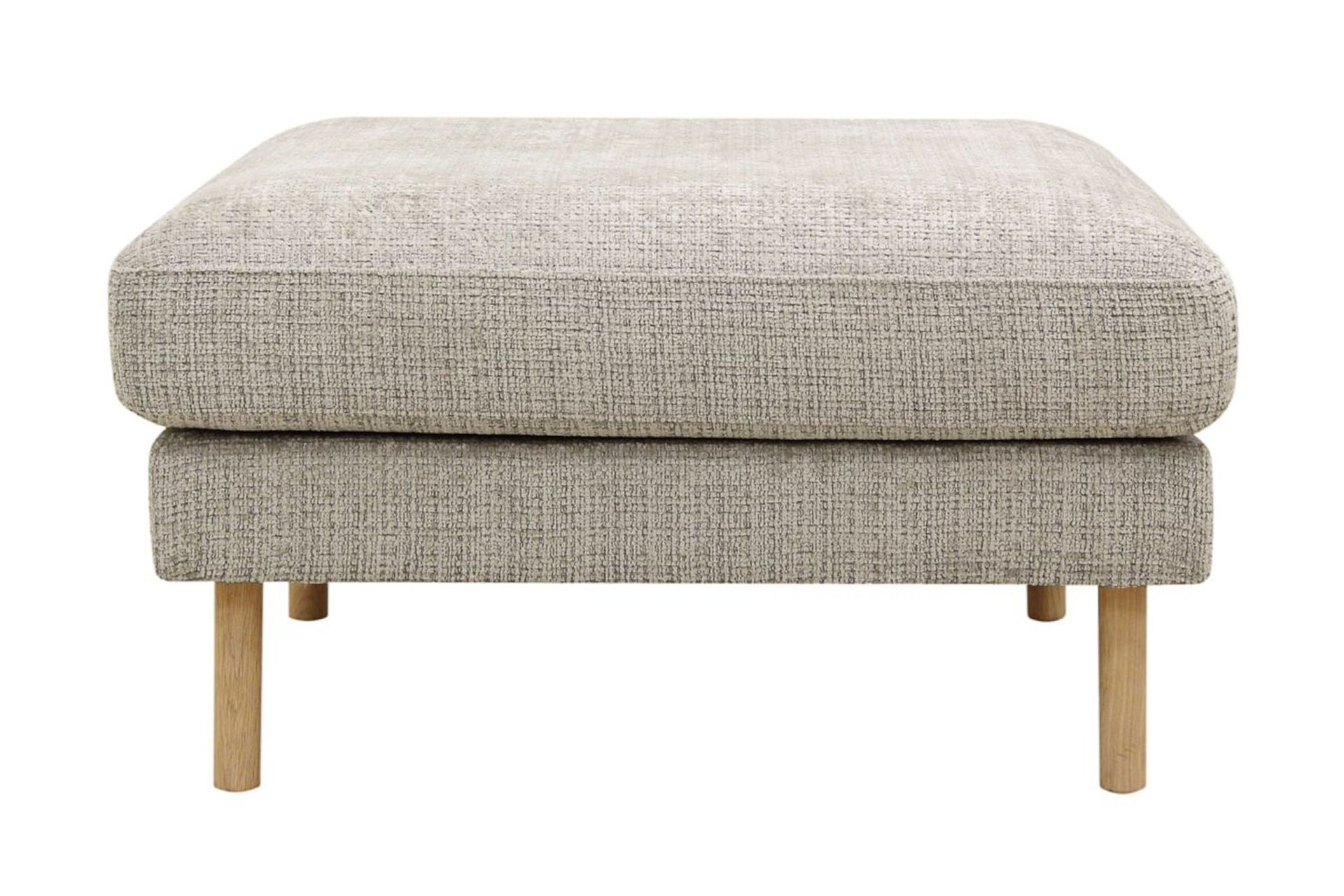 Florenz Fotpall - Grå/Beige