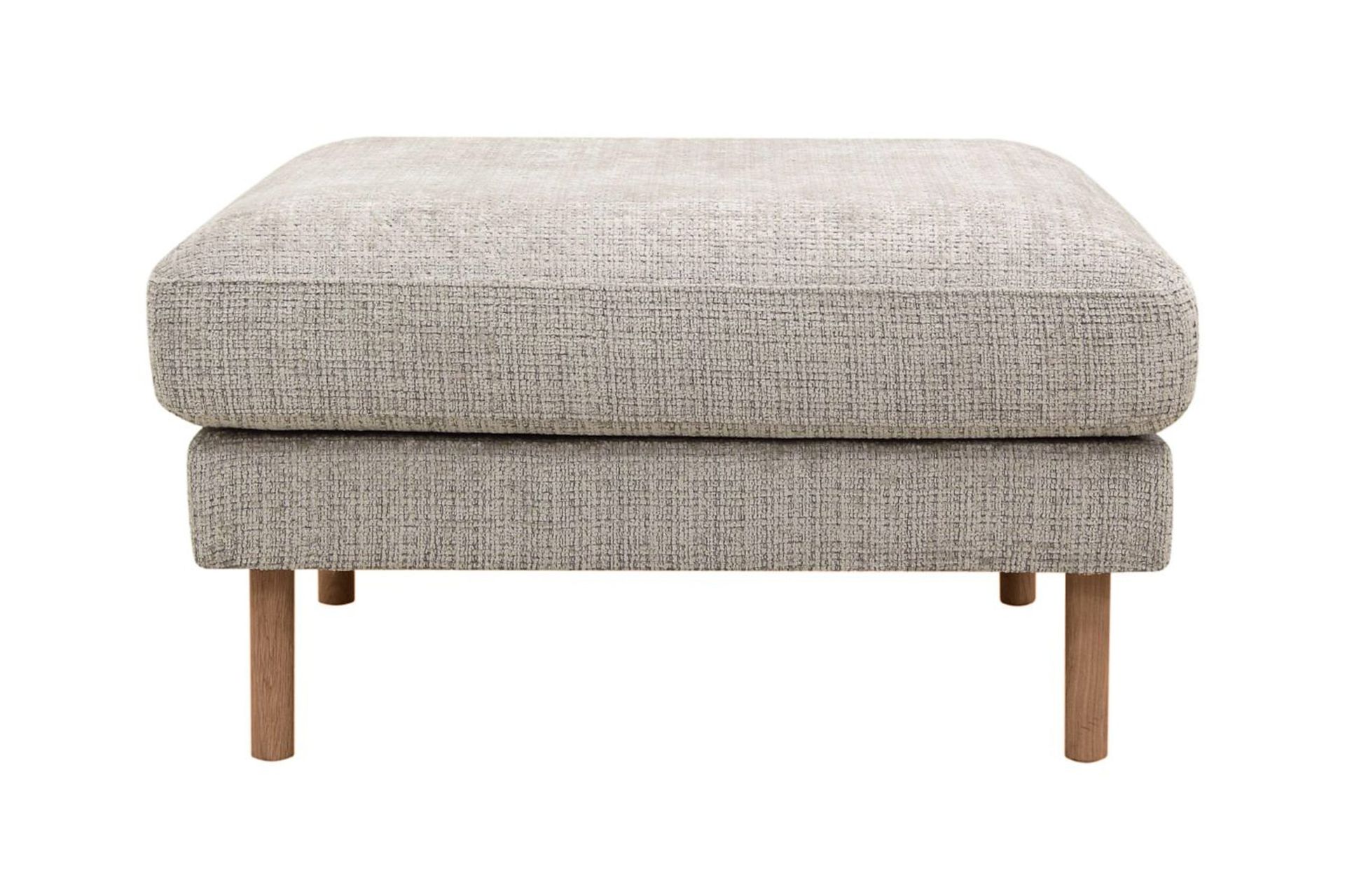 Florenz Fotpall - Grå/Beige
