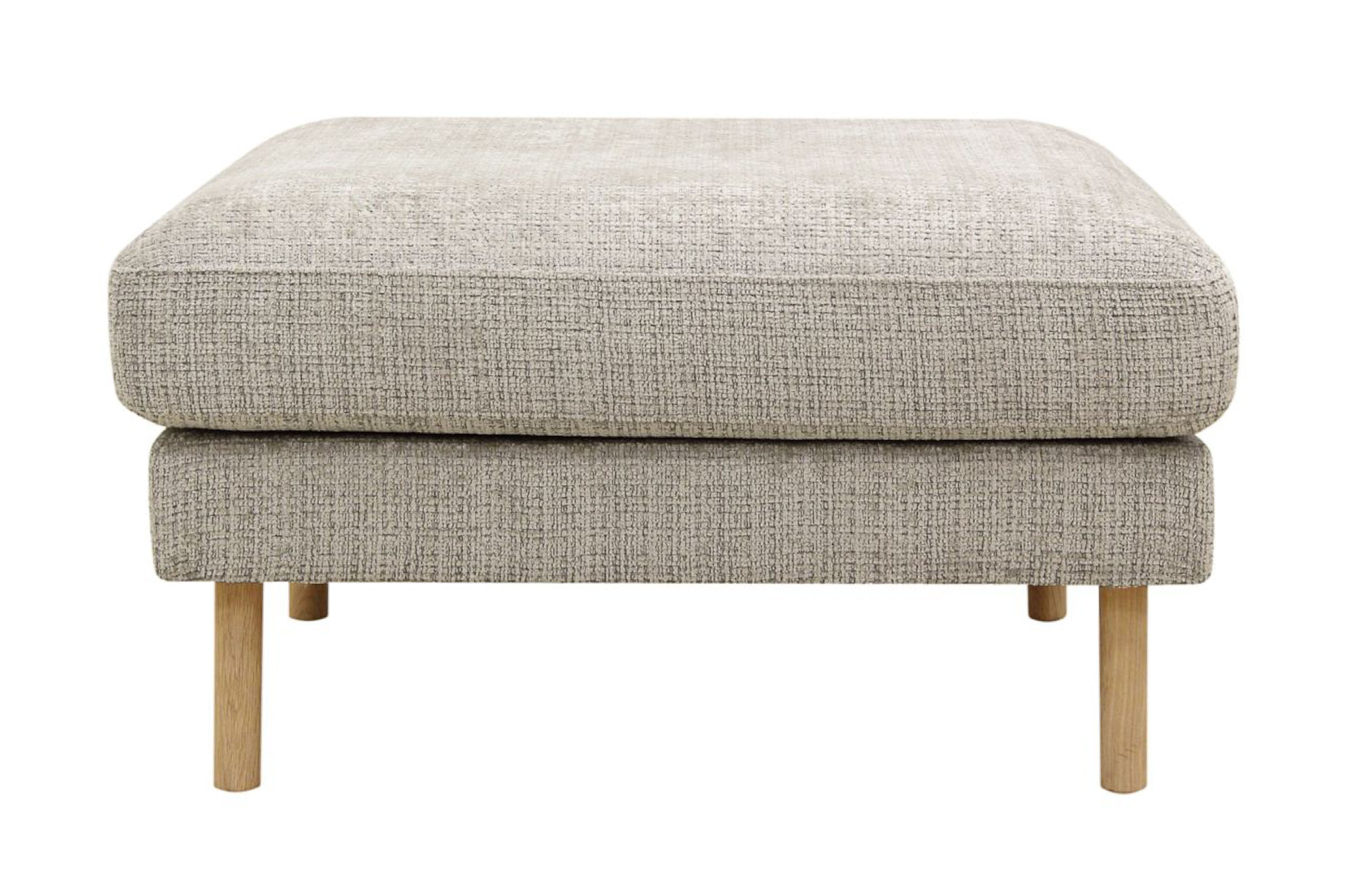 fotpall florenz - grå/beige