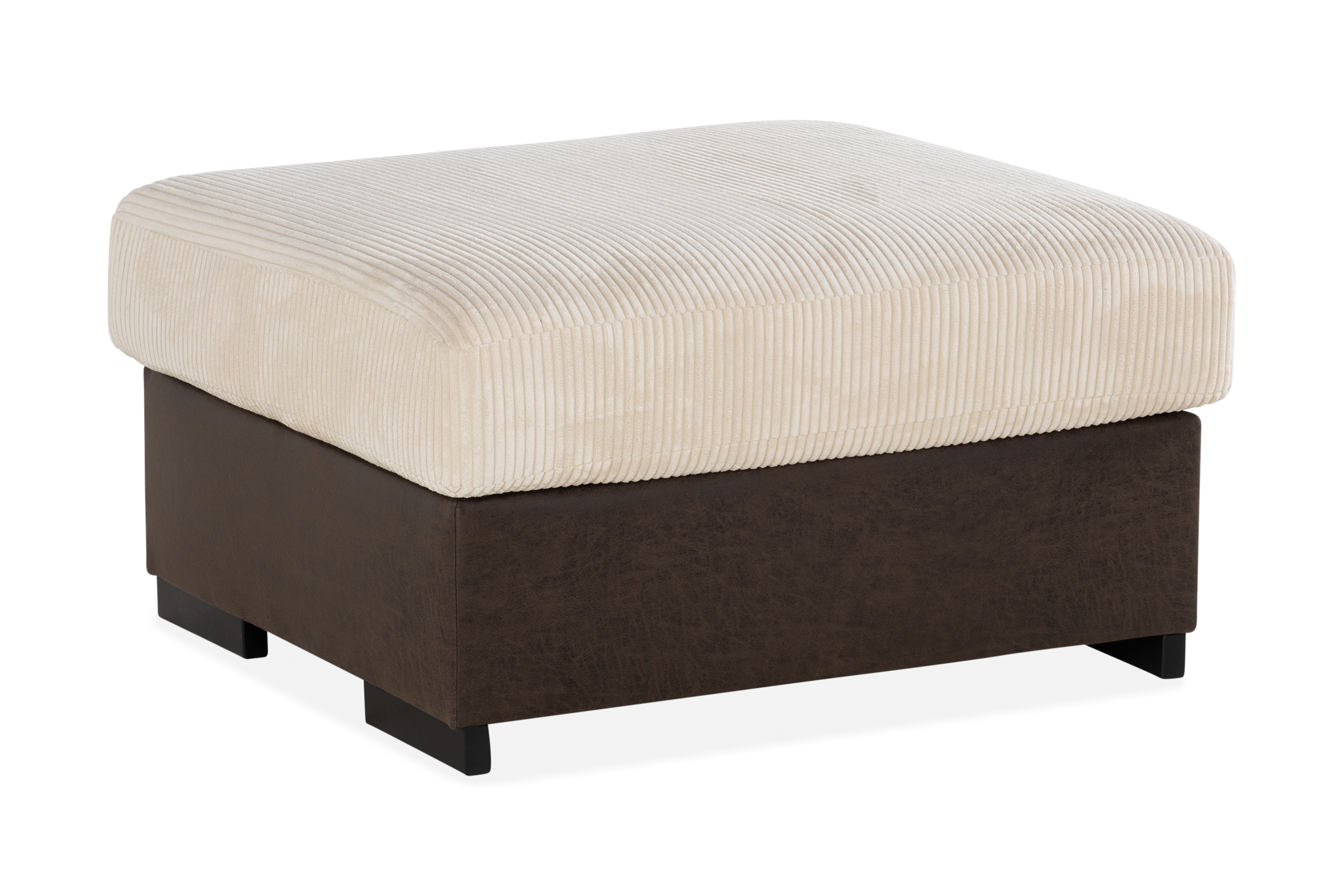 Fotpall Havanna Beige/Brun