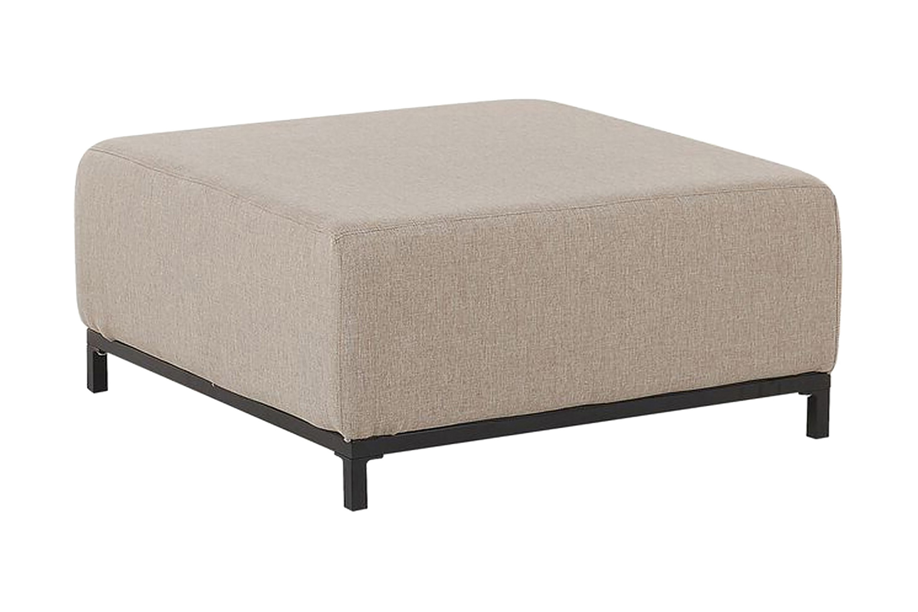 Fotpall Hughen Beige/Svart