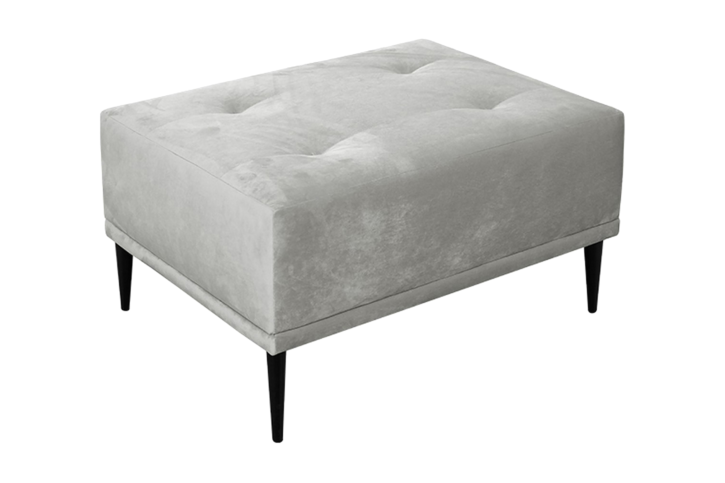 Fotpall Rapana Sammet/Silver