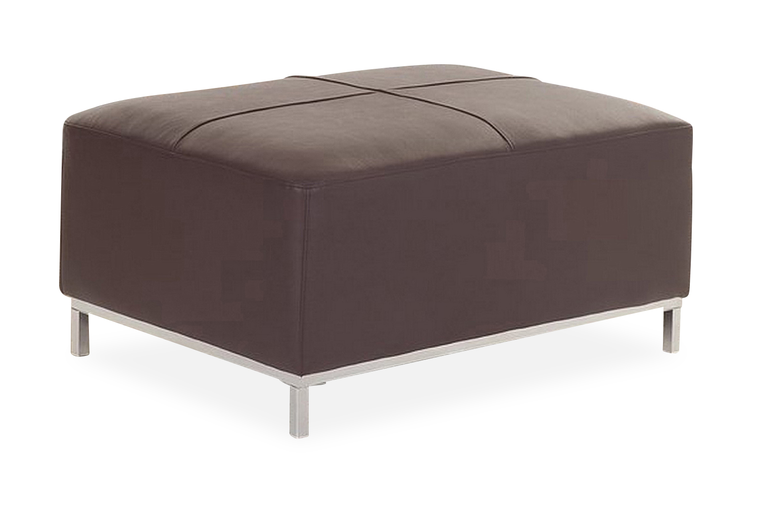 Fotpall Sharmon Brun/Läder