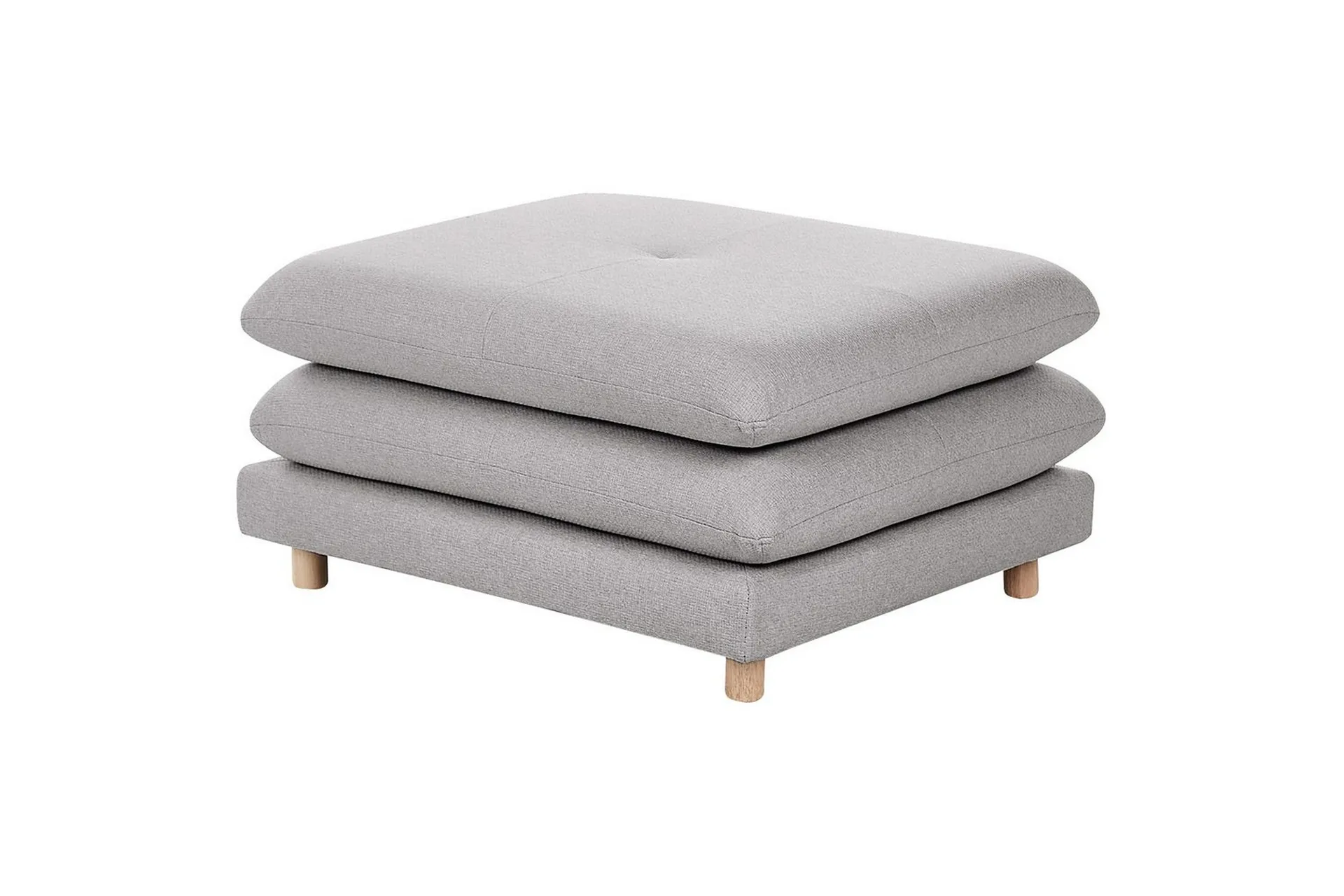 Fotpall Heden Gr&aring;/ljust tr&auml; - Gr&aring;/ljust tr&auml;