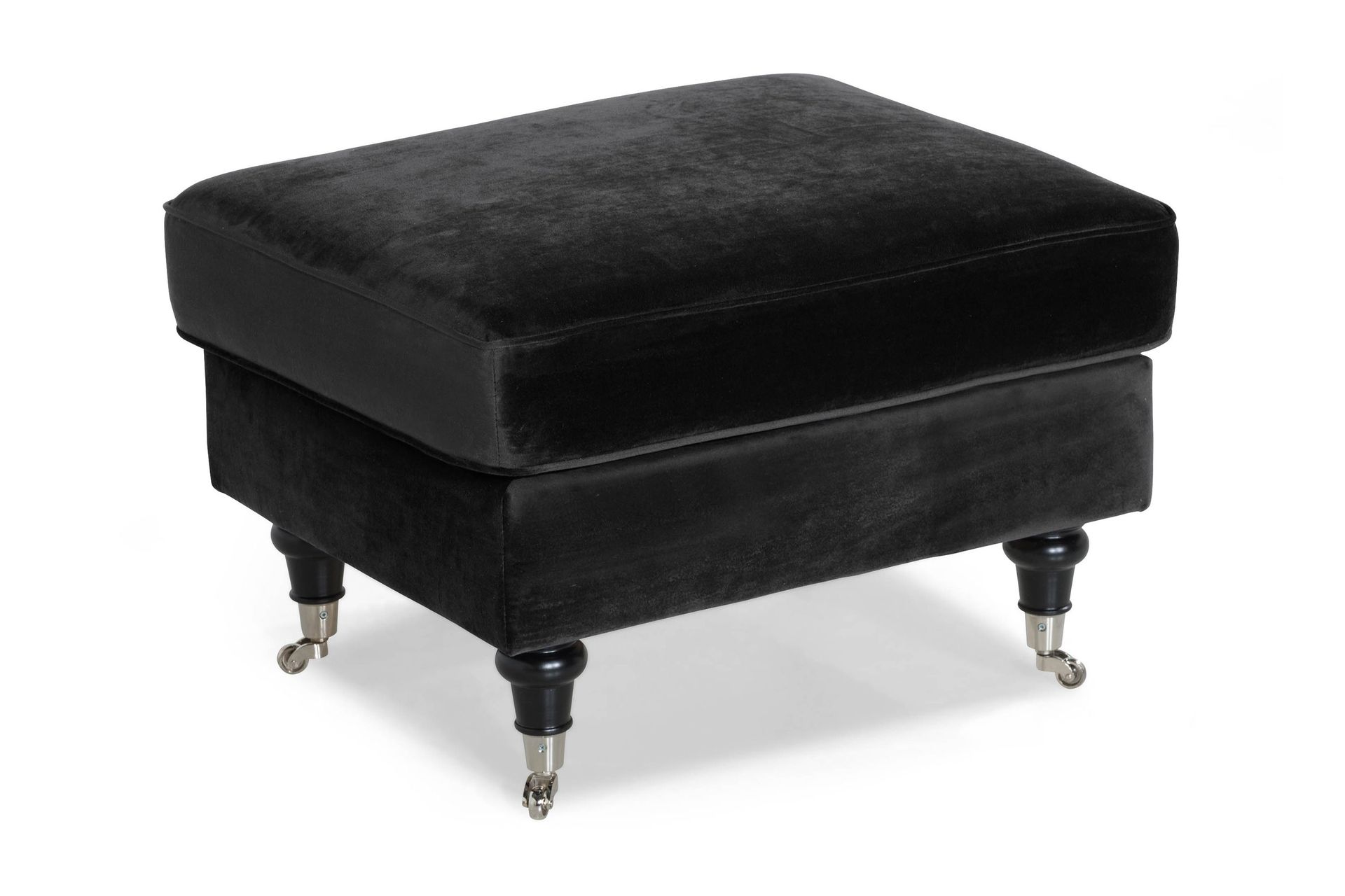 Howard Classic Fotpall Sammet - Svart