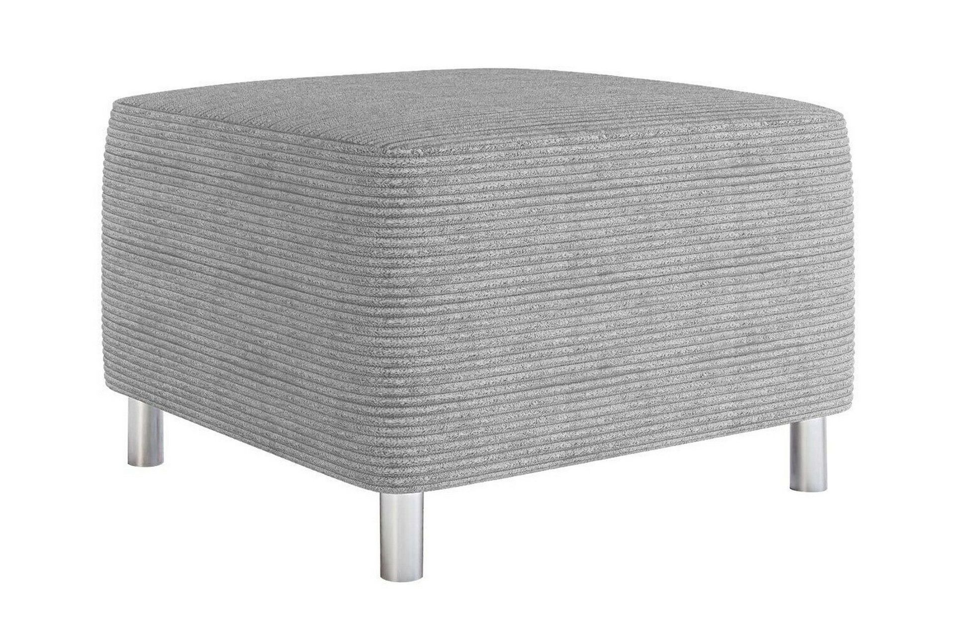 Kintore Fotpall 56 cm Light grey/Dark grey -