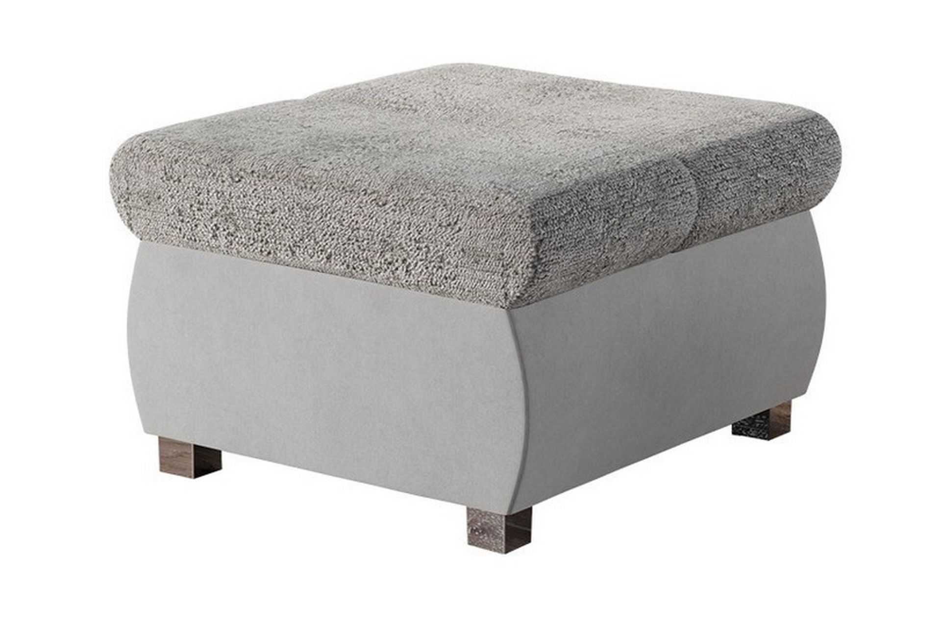 Kintore Fotpall 60 cm Light grey/Dark grey -
